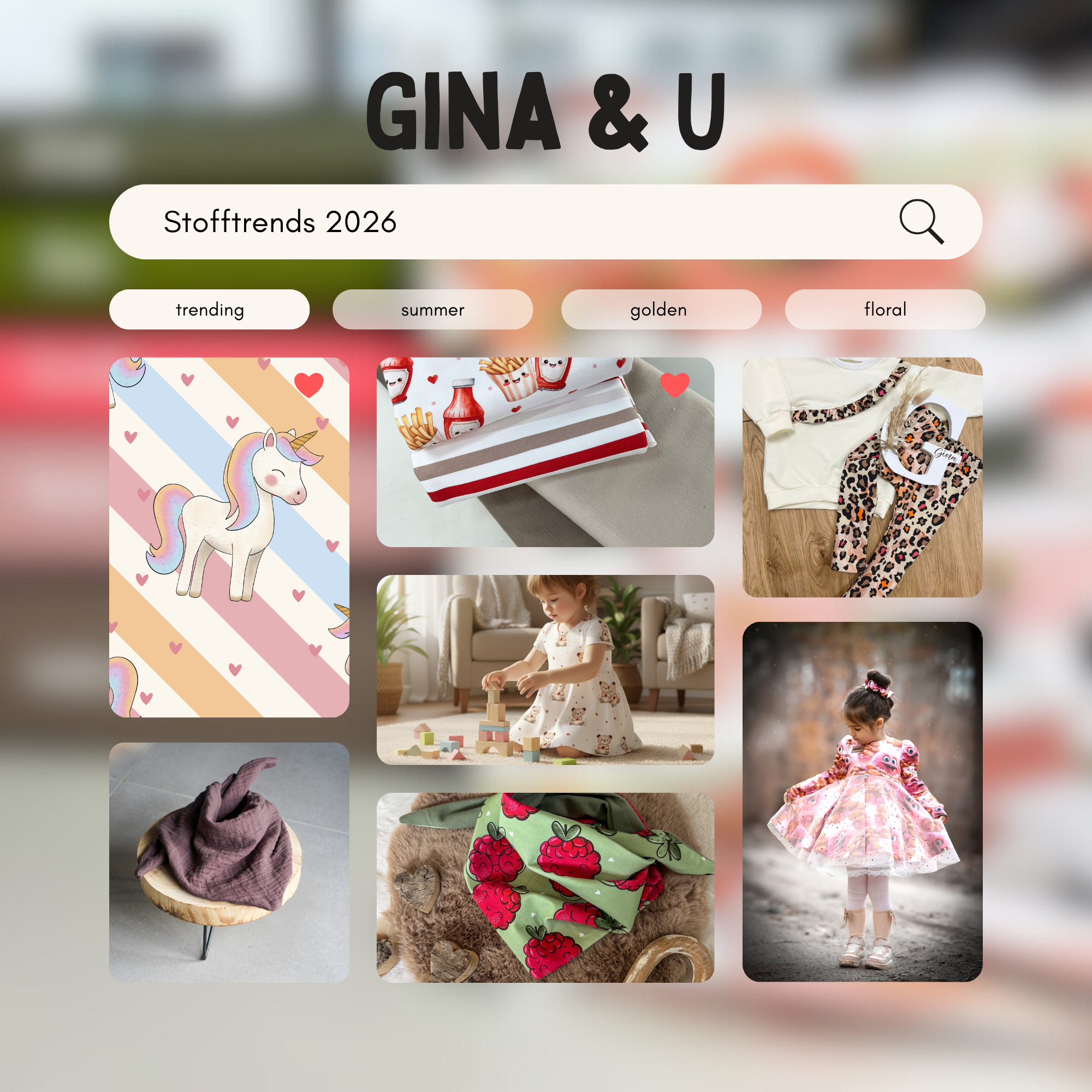 Stofftrends 2026: Die schönsten Farben & Materialien bei Gina‑and‑U für kreative Nähideen