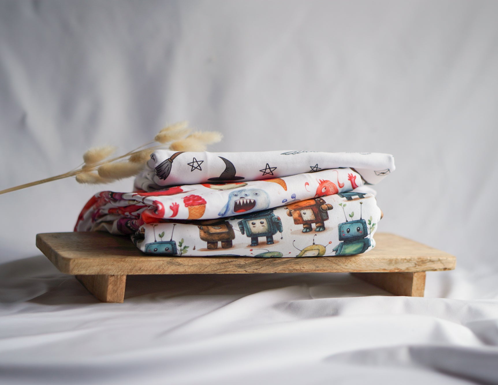 French Terry Stoffe mit Motiven