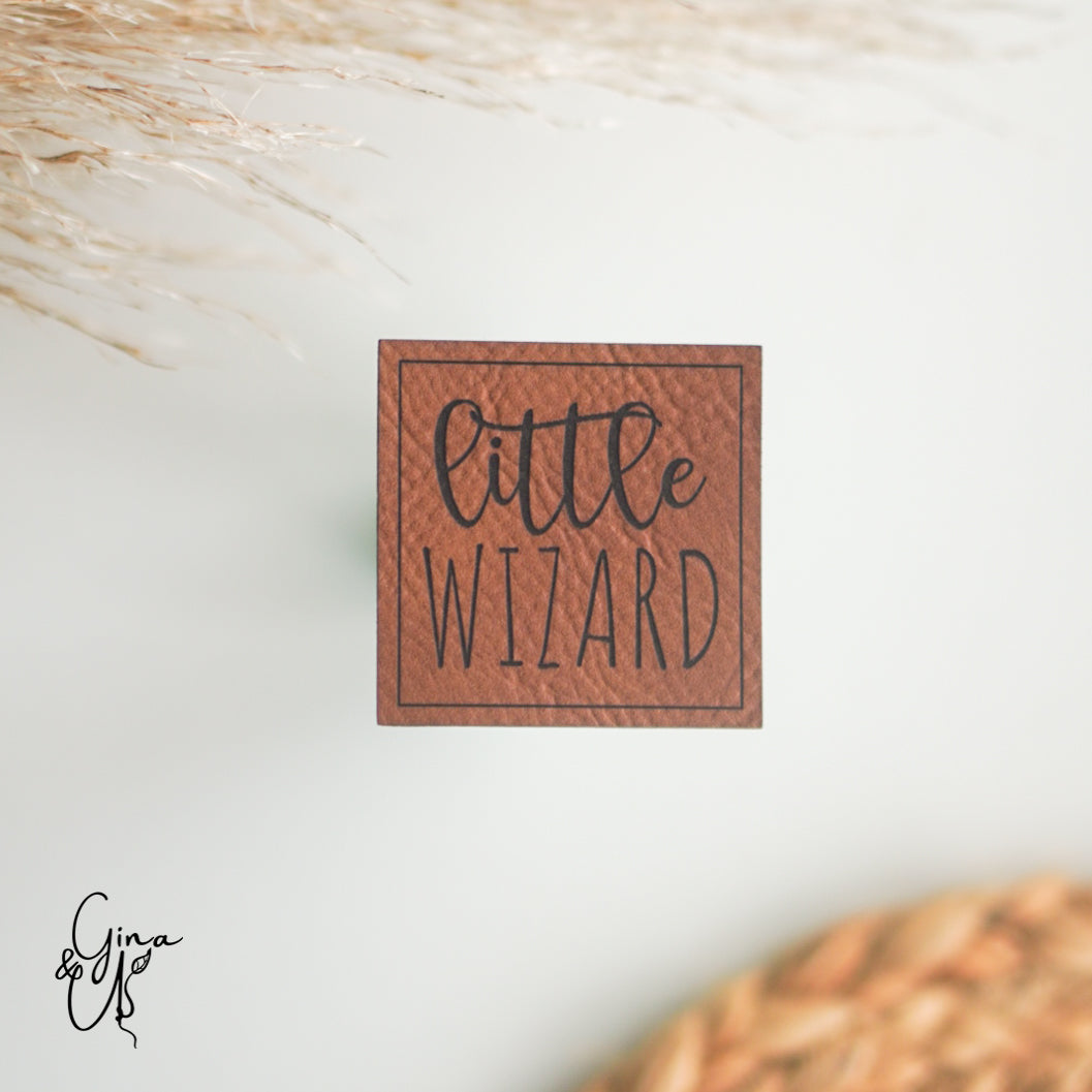 Kunstlederlabel „Little wizard “