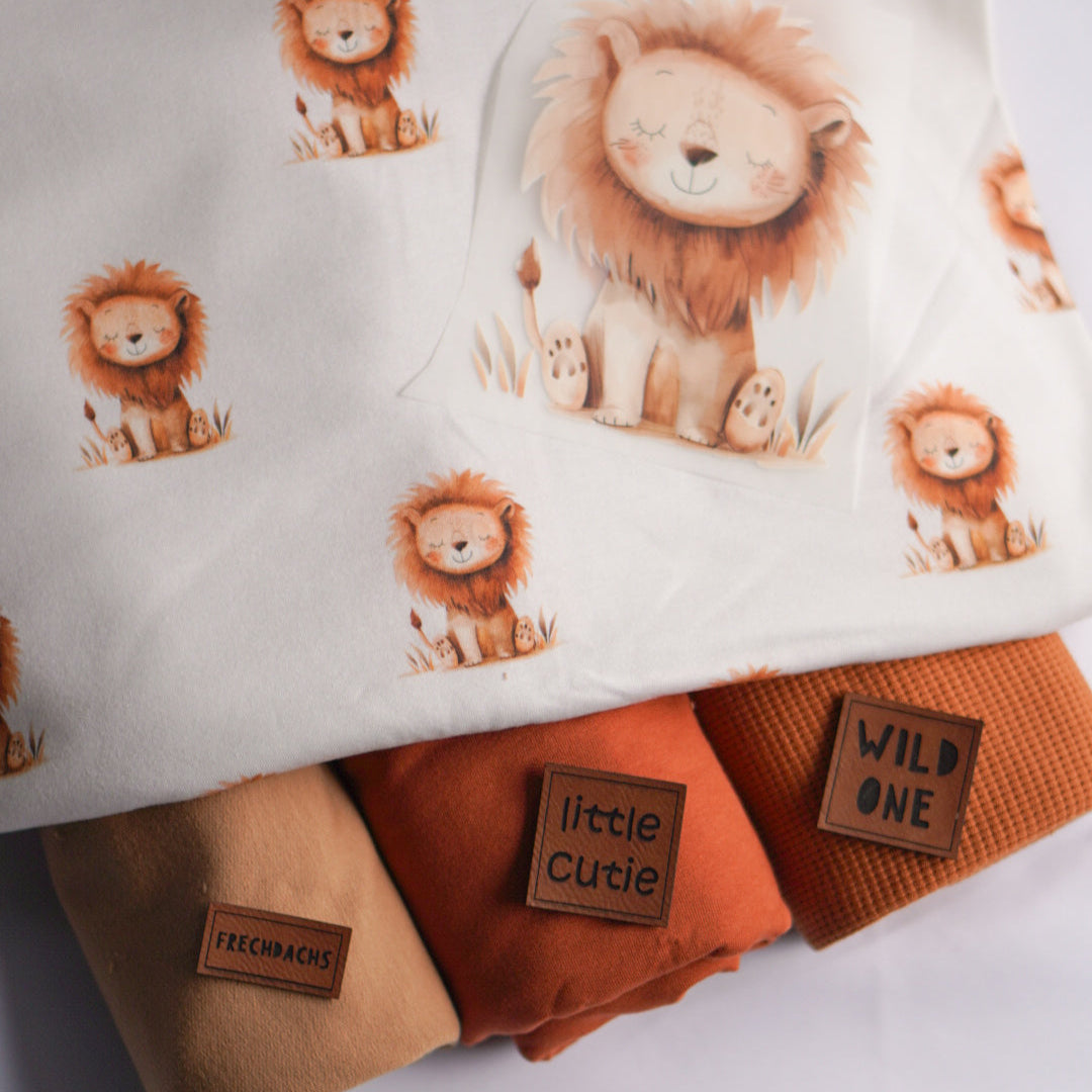 Kinderstoff Meterware Löwe