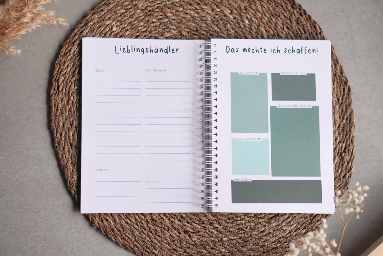 Nähplaner Spiralbindung A5