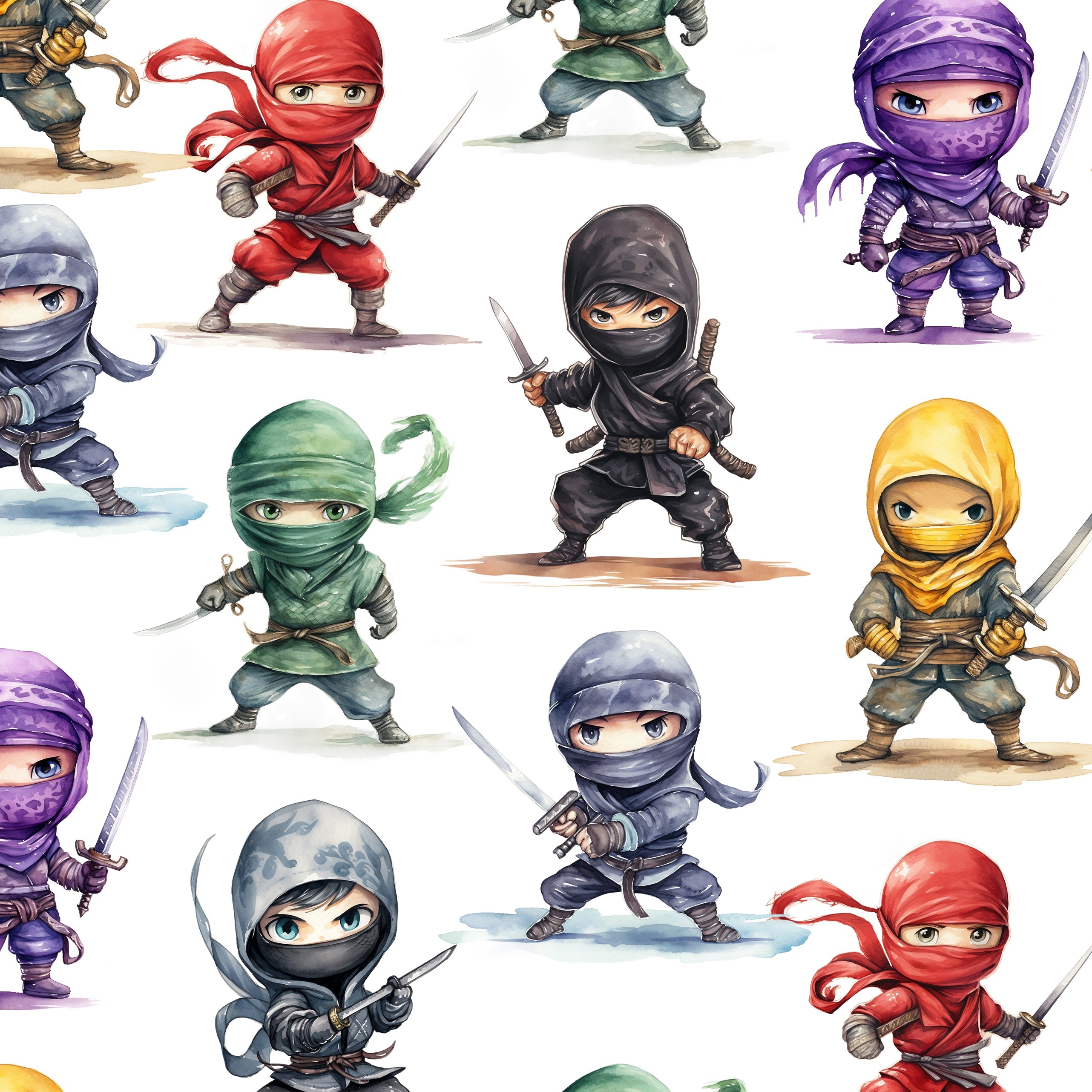 Stoffvorbestellung "Ninjas"