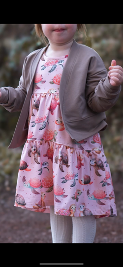 Bio Jersey "rosa Schildkröten"