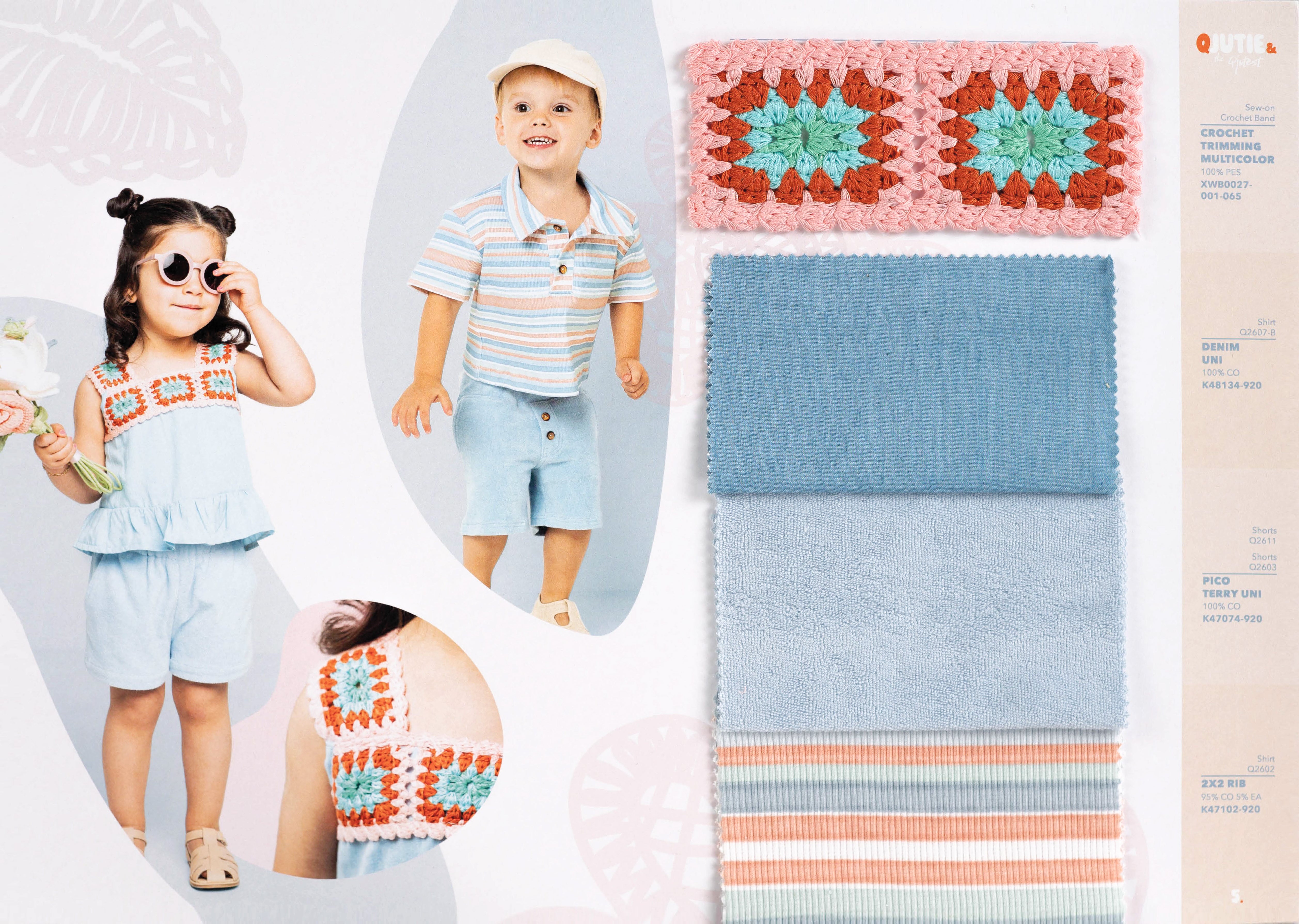 Rib Jersey "gestreift" Qjutie2026