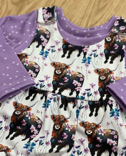 Bio Jersey "Watercolor Cow"