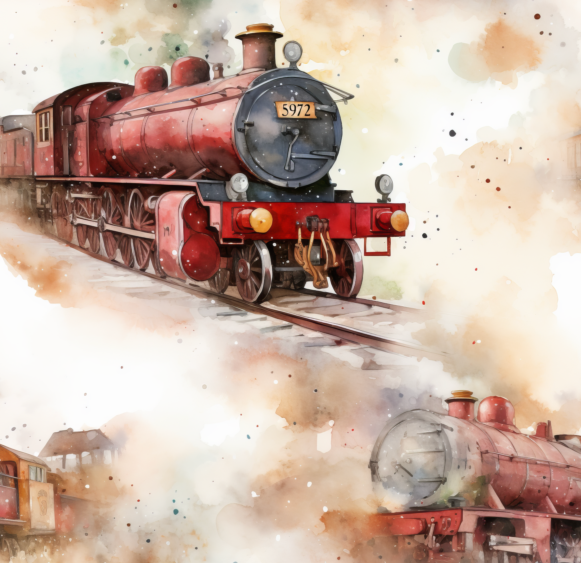 BIo Baumwoll Jersey magischer Zug Express Kinderstoff