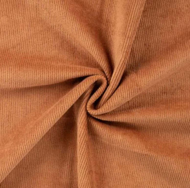 Babycord Cognac als Meterware online kaufen 