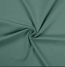 Baumwoll Jersey Dark Dusty Mint