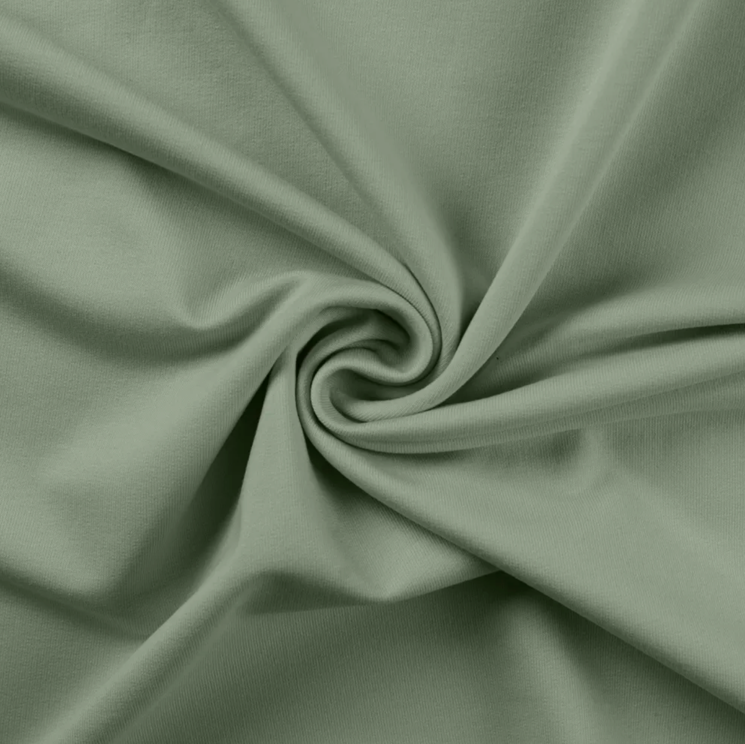 French Terry Sommersweat Uni Dusty Mint