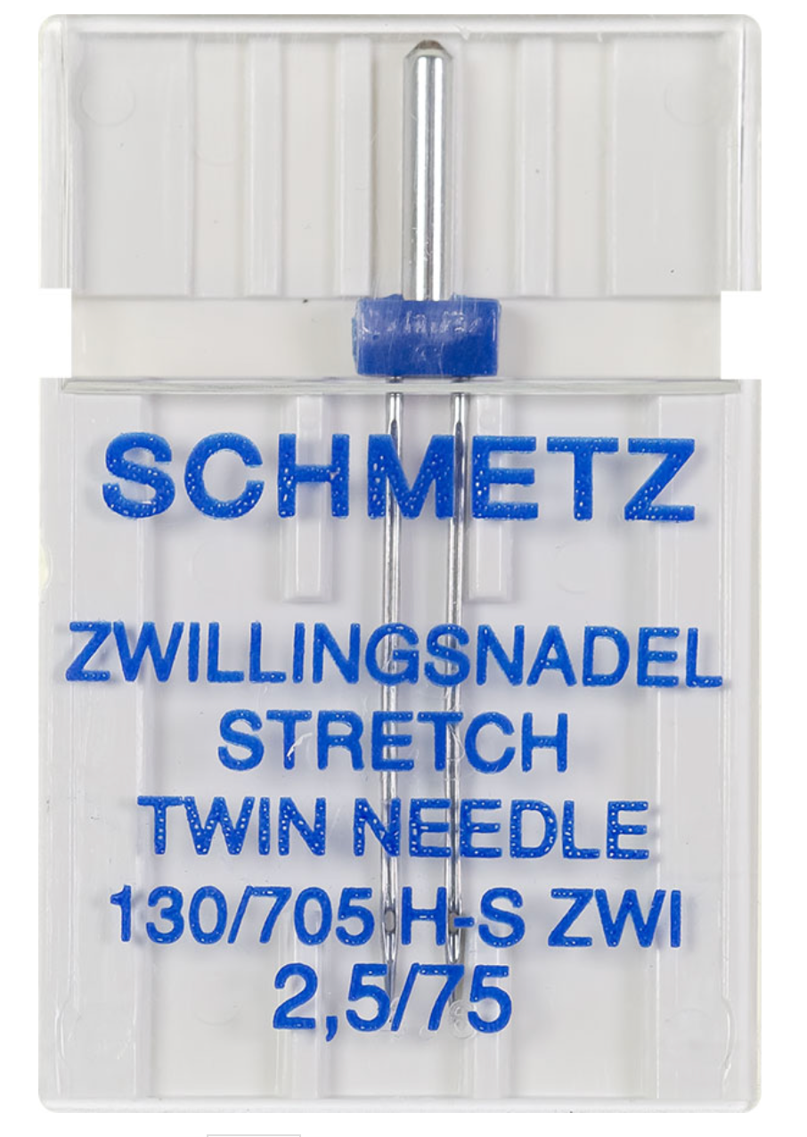 Schmetz  Zwillings-Nähmaschinennadel 130/705 Stretch 75/2.5 mm