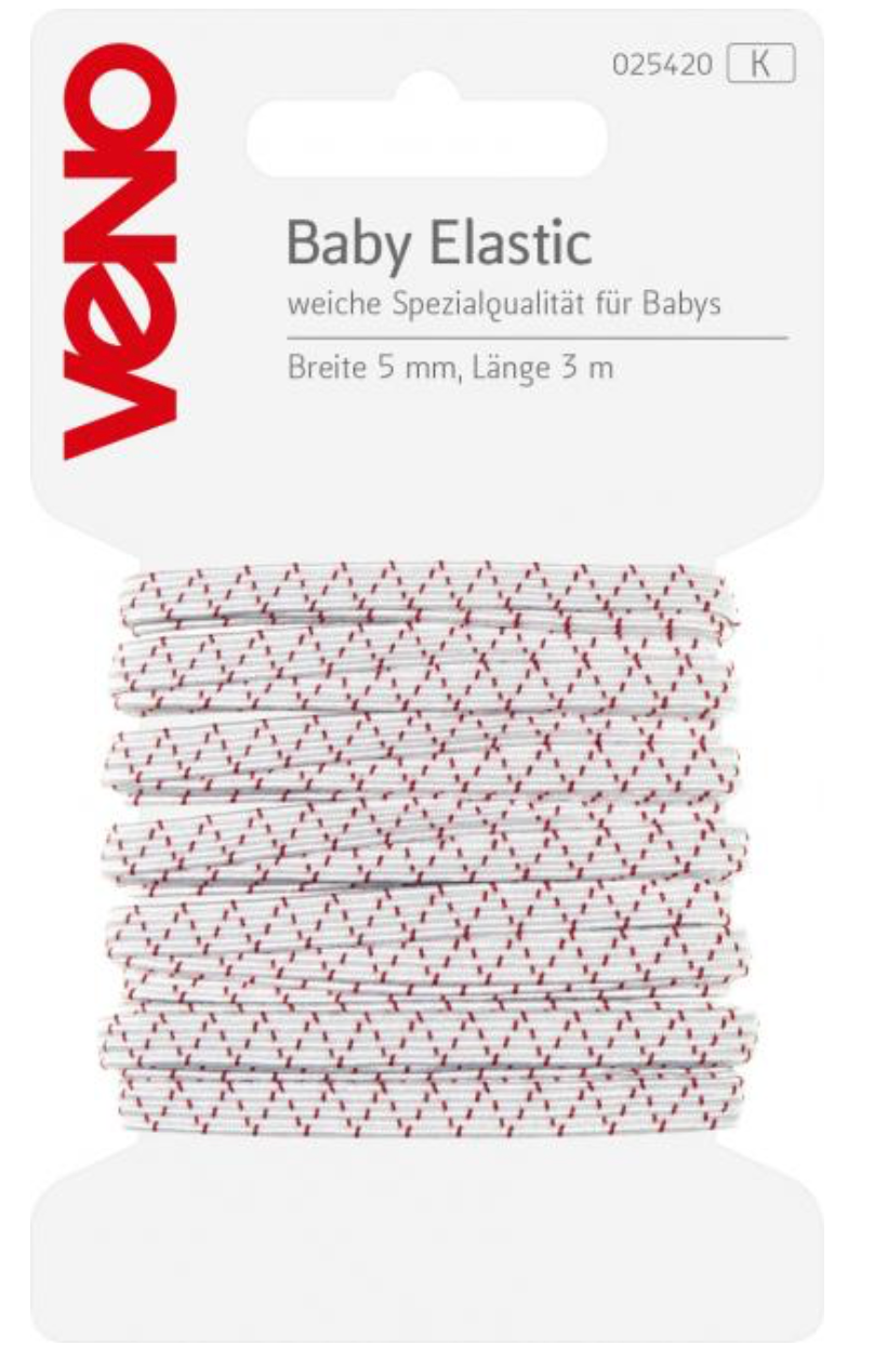 Baby Elastic  5mm weiß