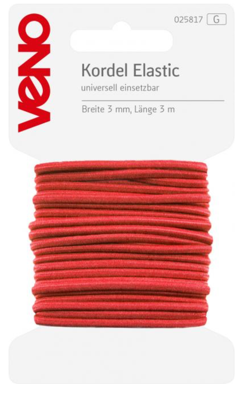 Kordel Elastic 3mm verschiedene Farben