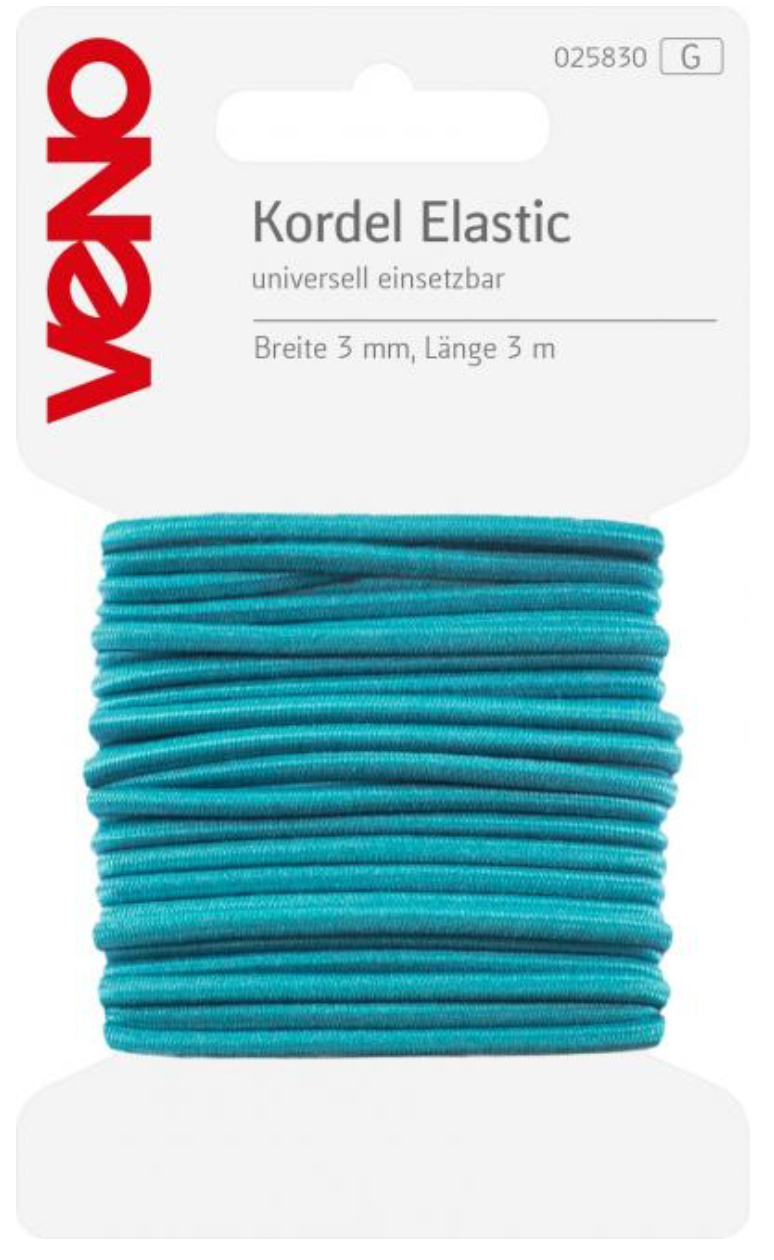 Kordel Elastic 3mm verschiedene Farben