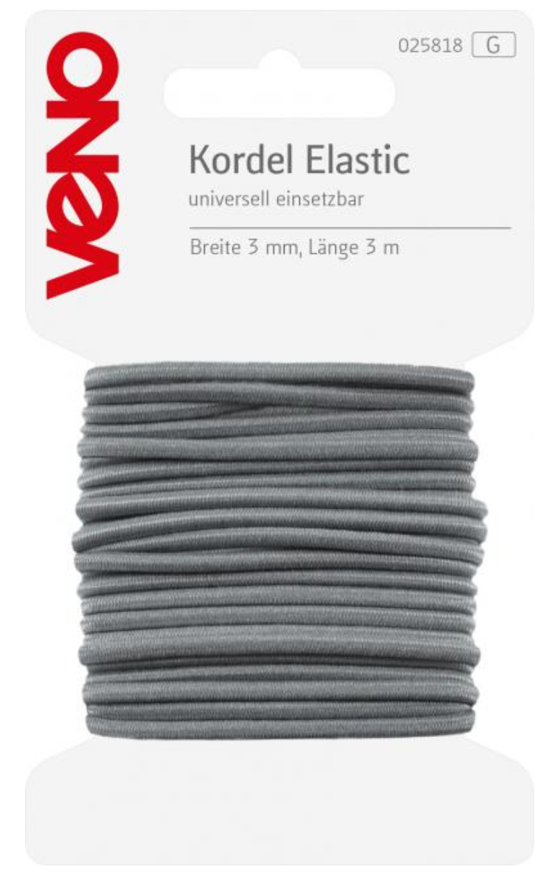 Kordel Elastic 3mm verschiedene Farben