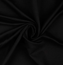 French Terry Uni "schwarz" REST 80 cm