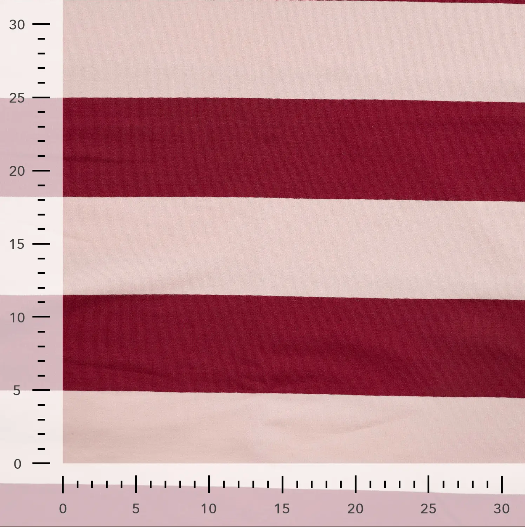 French Terry "Stripe Wine/Nude"