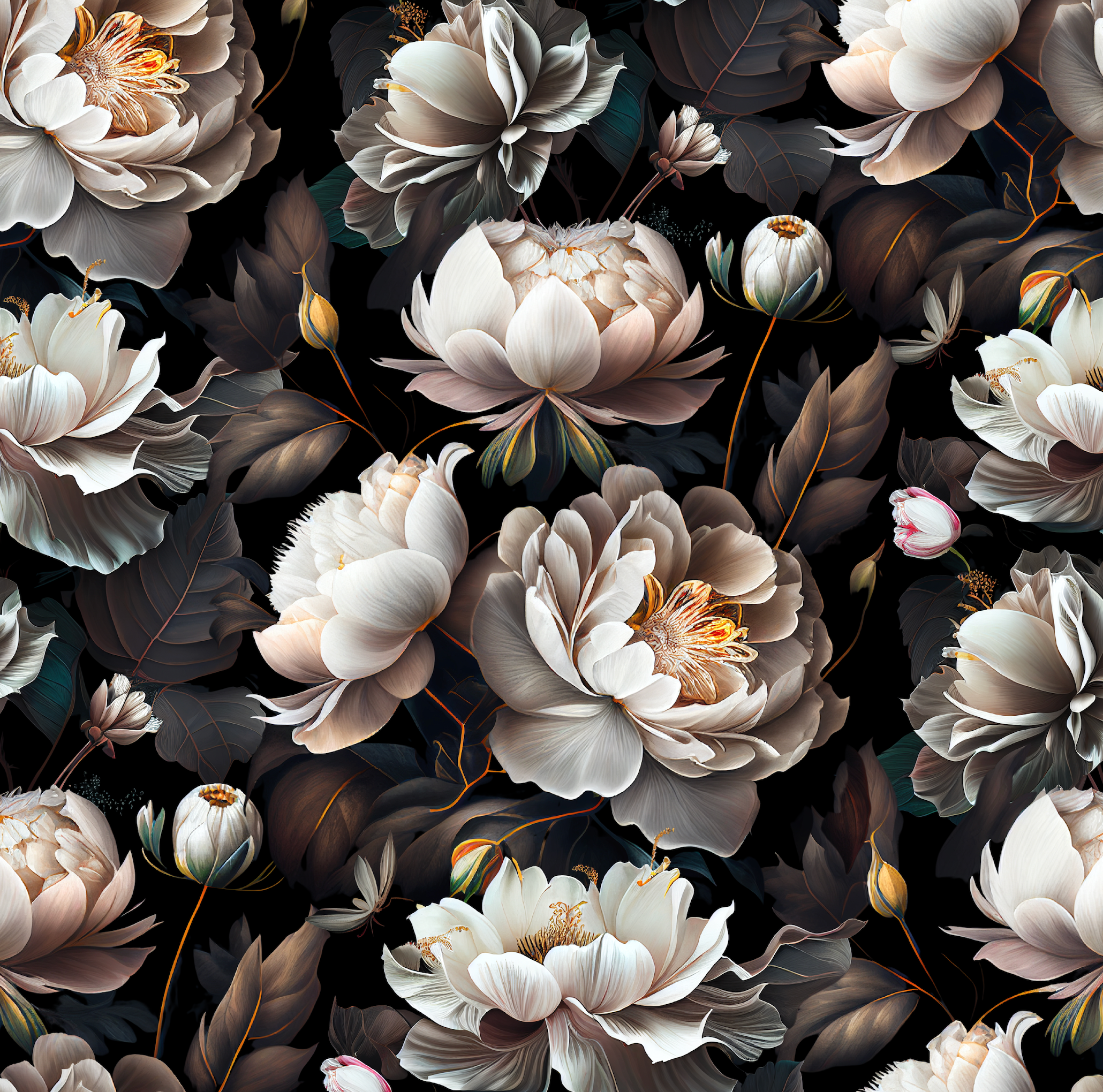 Bio Jersey Stoff als Meterware mit Pfingstrosen