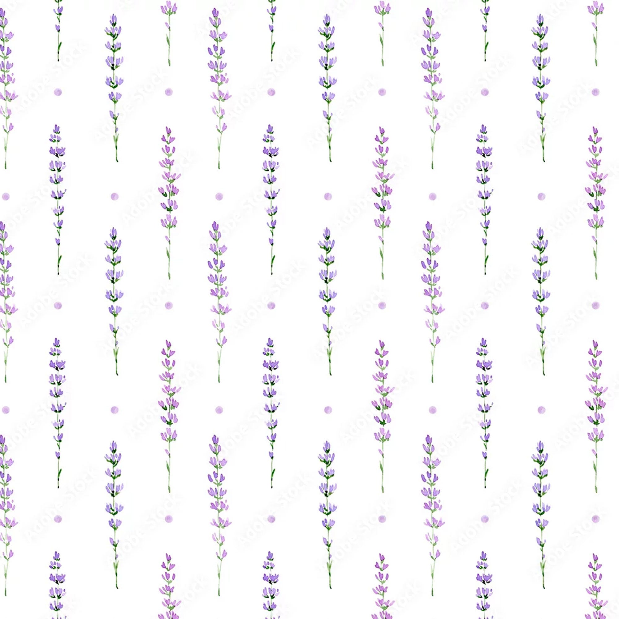 Bio Baumwolle Jersey Lavendel Blumen