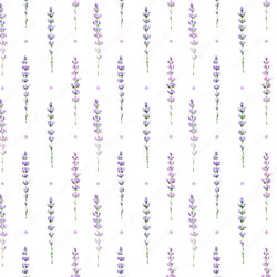 Bio Baumwolle Jersey Lavendel Blumen