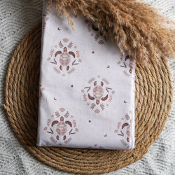 Meterware Kinderstoff Damenstoff Boho Schildkröten