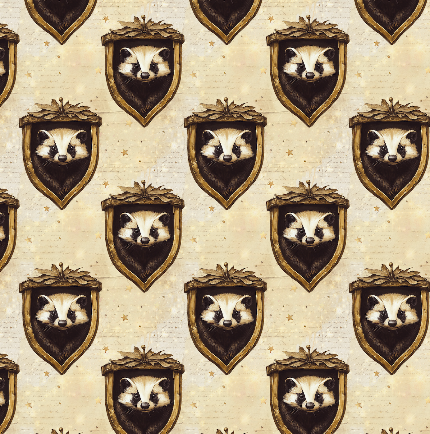Stoffvorbestellung  "Dachs Wappen"