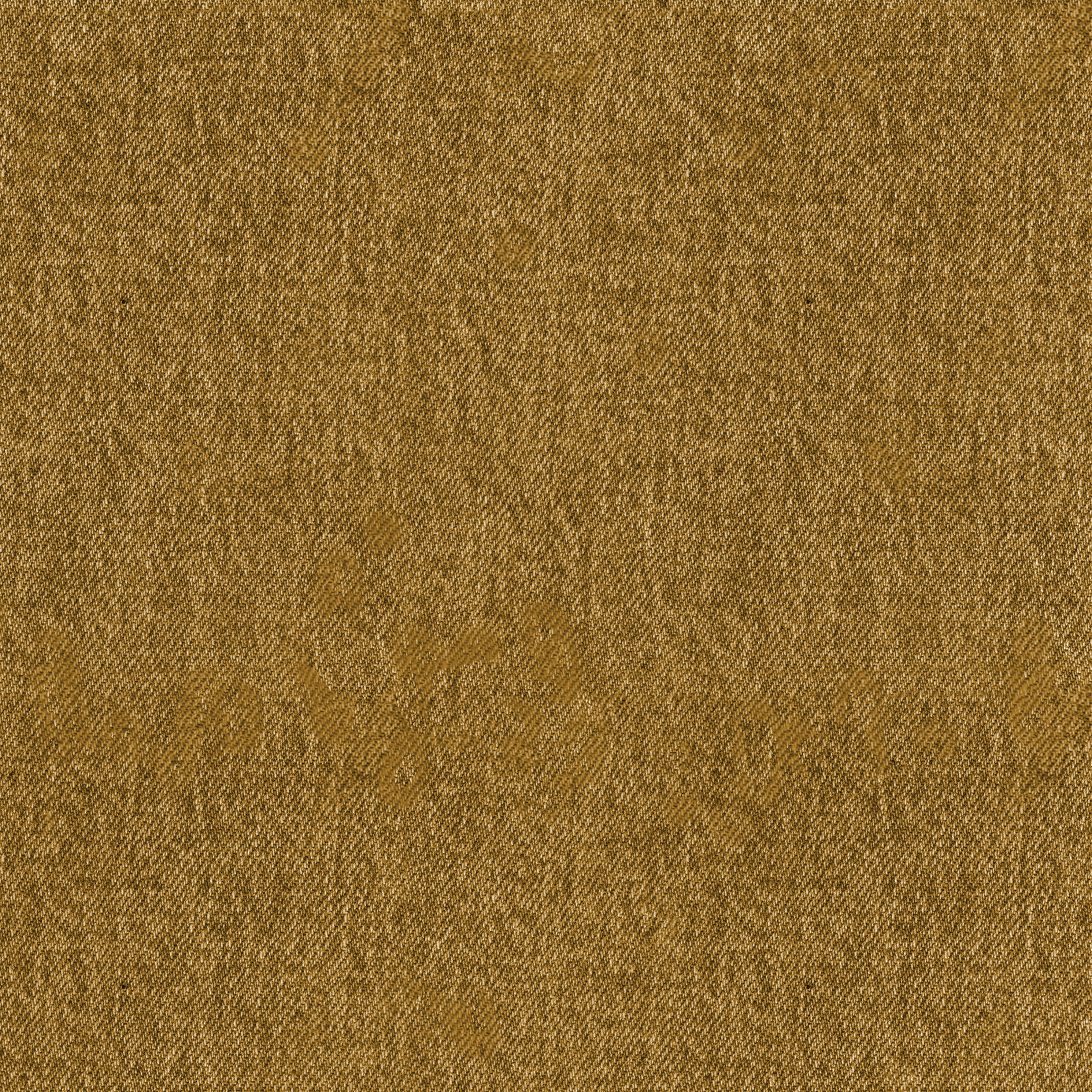 Stoff Denim Optik Jeans Look  peanut butter braun gold