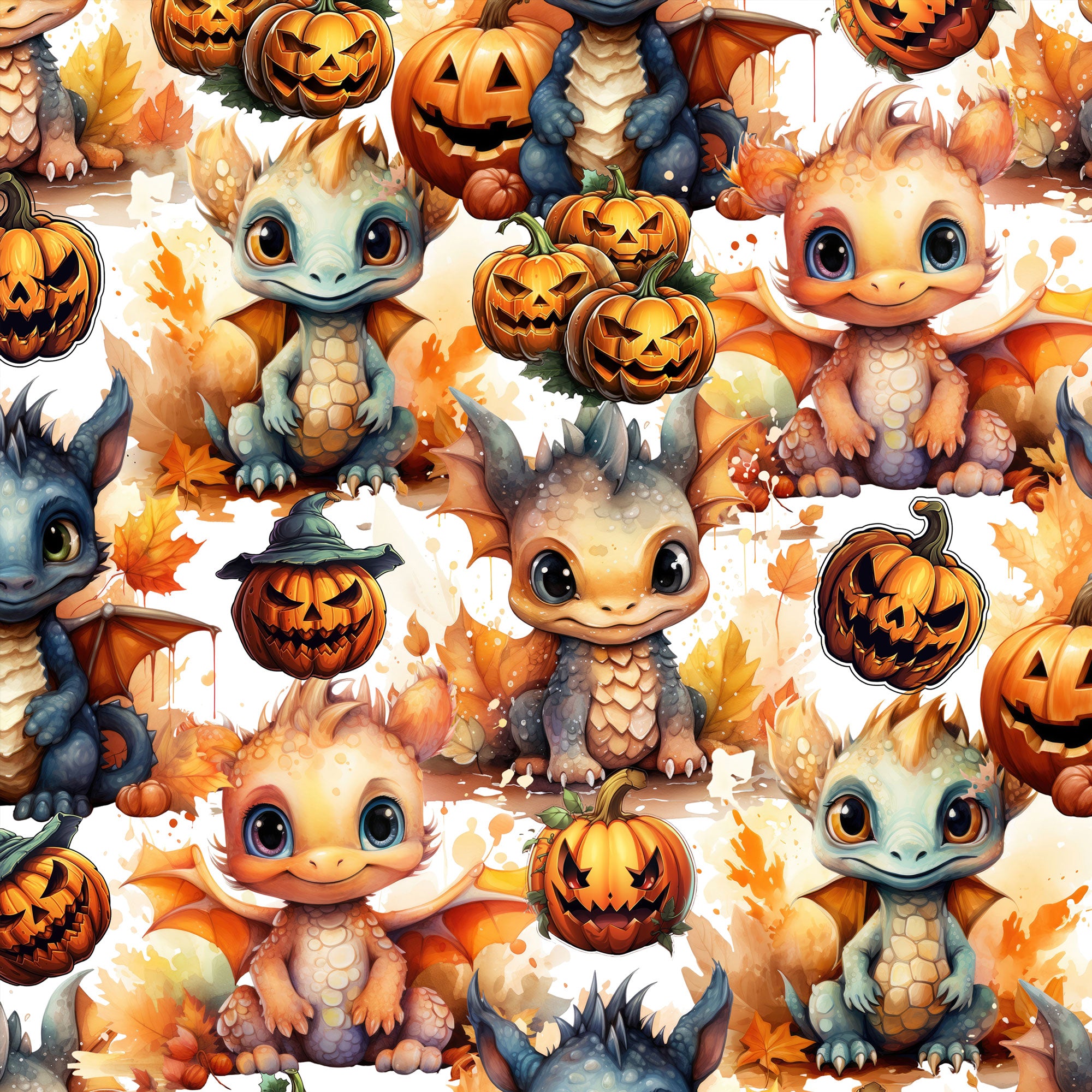 Stoffvorbestellung "Halloween Drache"