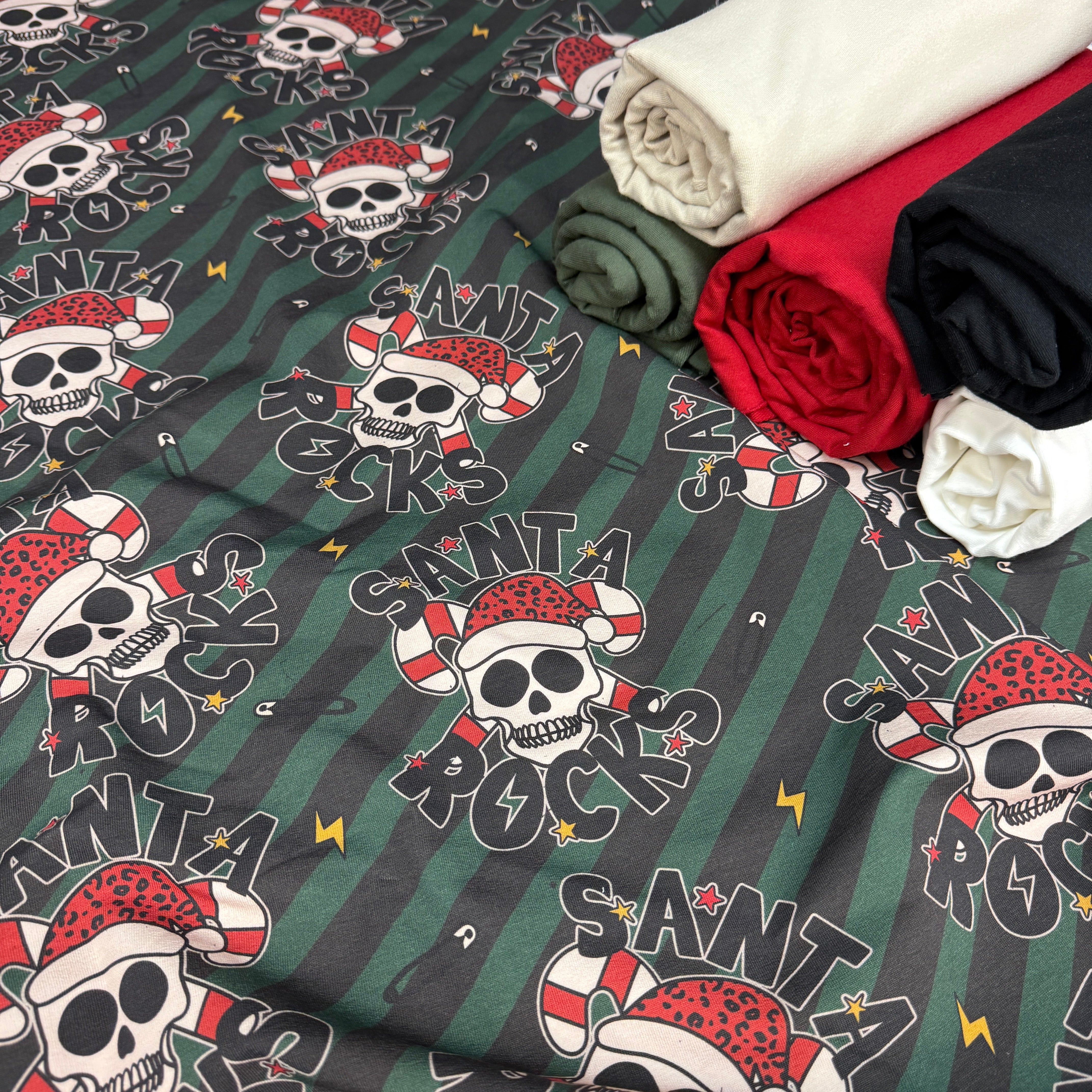 Stoffvorbestellung "Punk Santa"