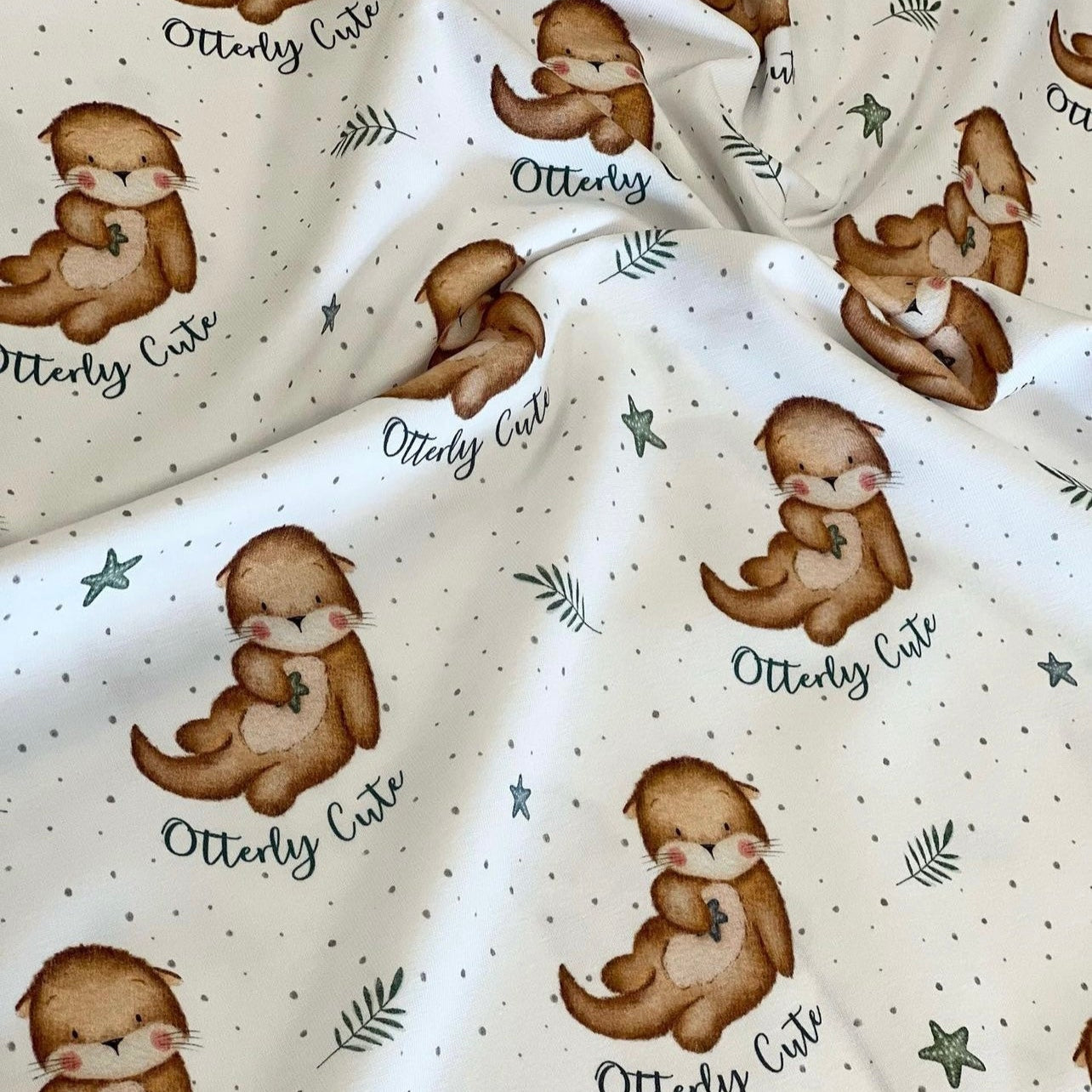 Kinderstoff süße Otter Otterstoff
