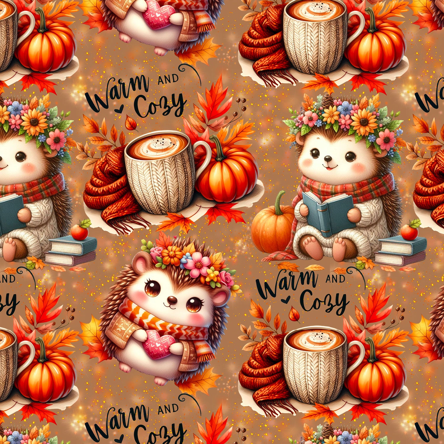 Stoffvorbestellung "Herbst Igel"