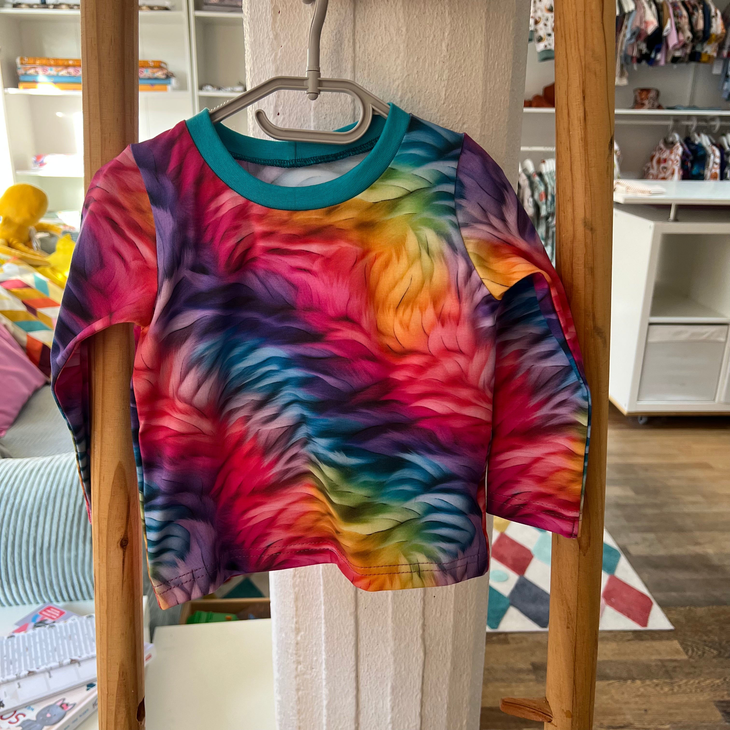 langarmshirt 92 "Bunt"