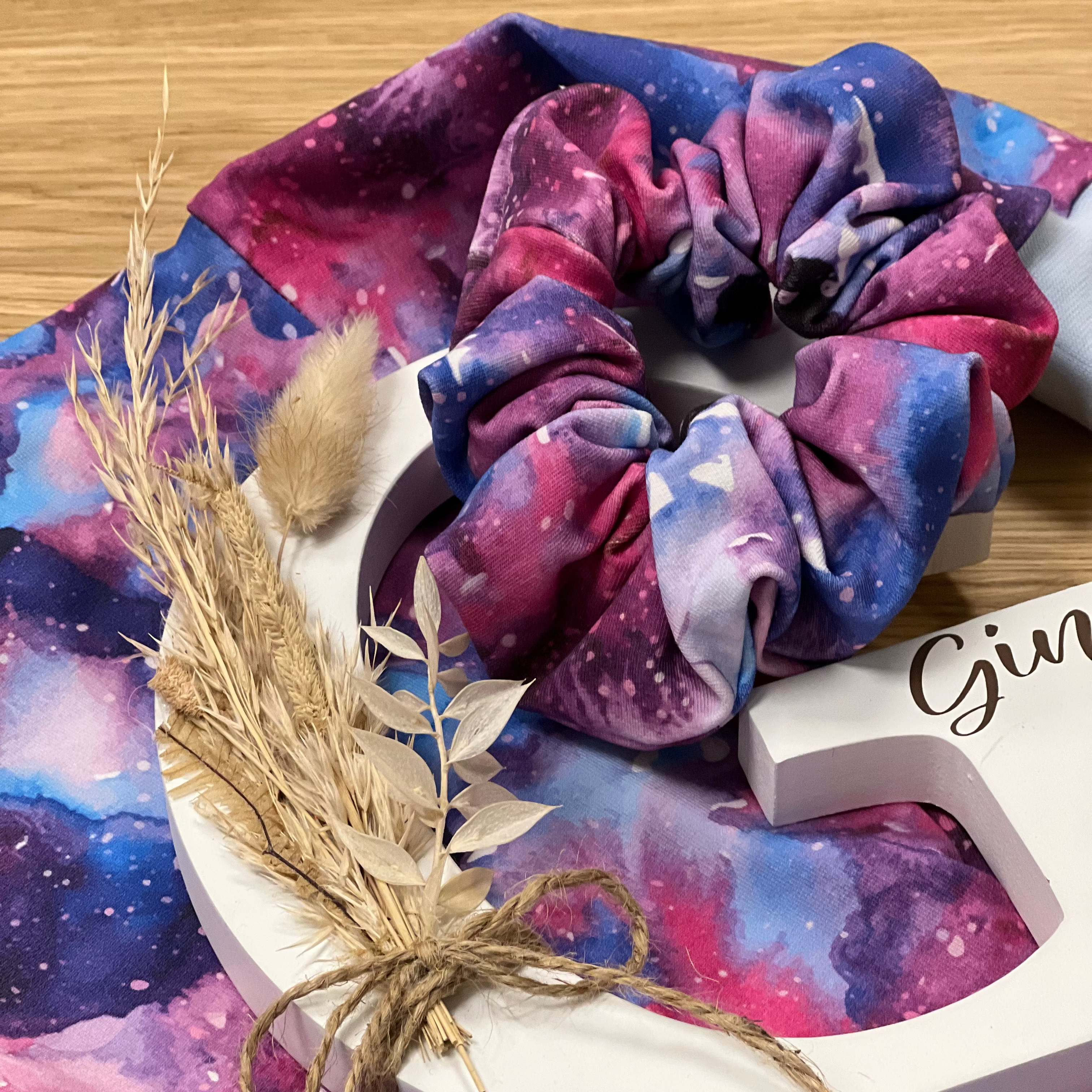 Stoffvorbestellung "lila galaxy"