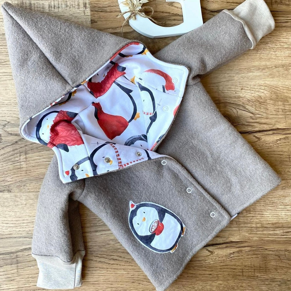 Bio French Terry "Pinguinparty"