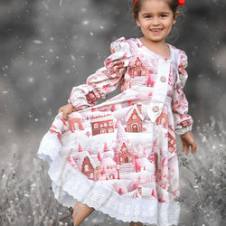 Stoffvorbestellung  "Winterwunderland rosé"