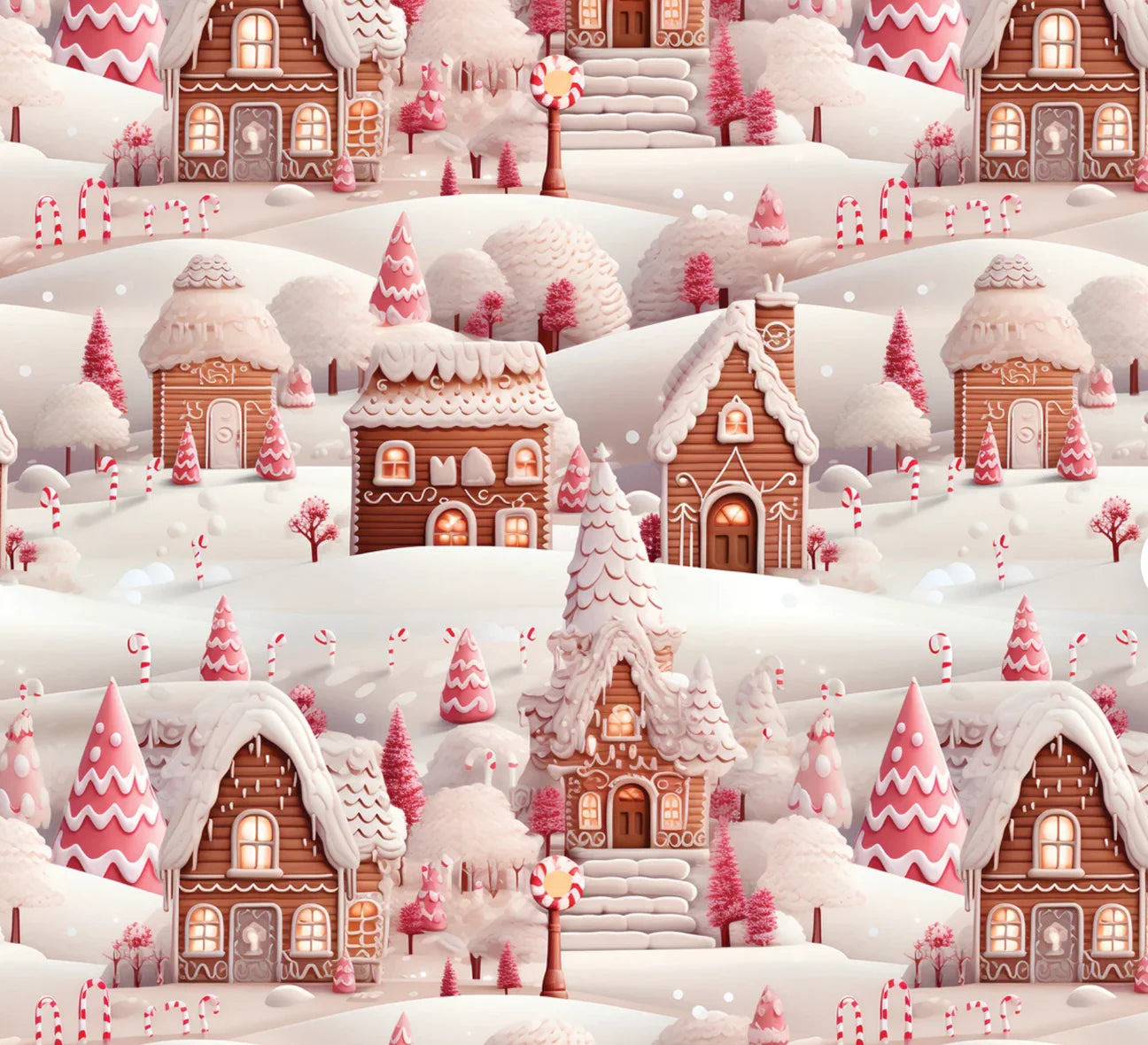 Stoffvorbestellung  "Winterwunderland rosé"