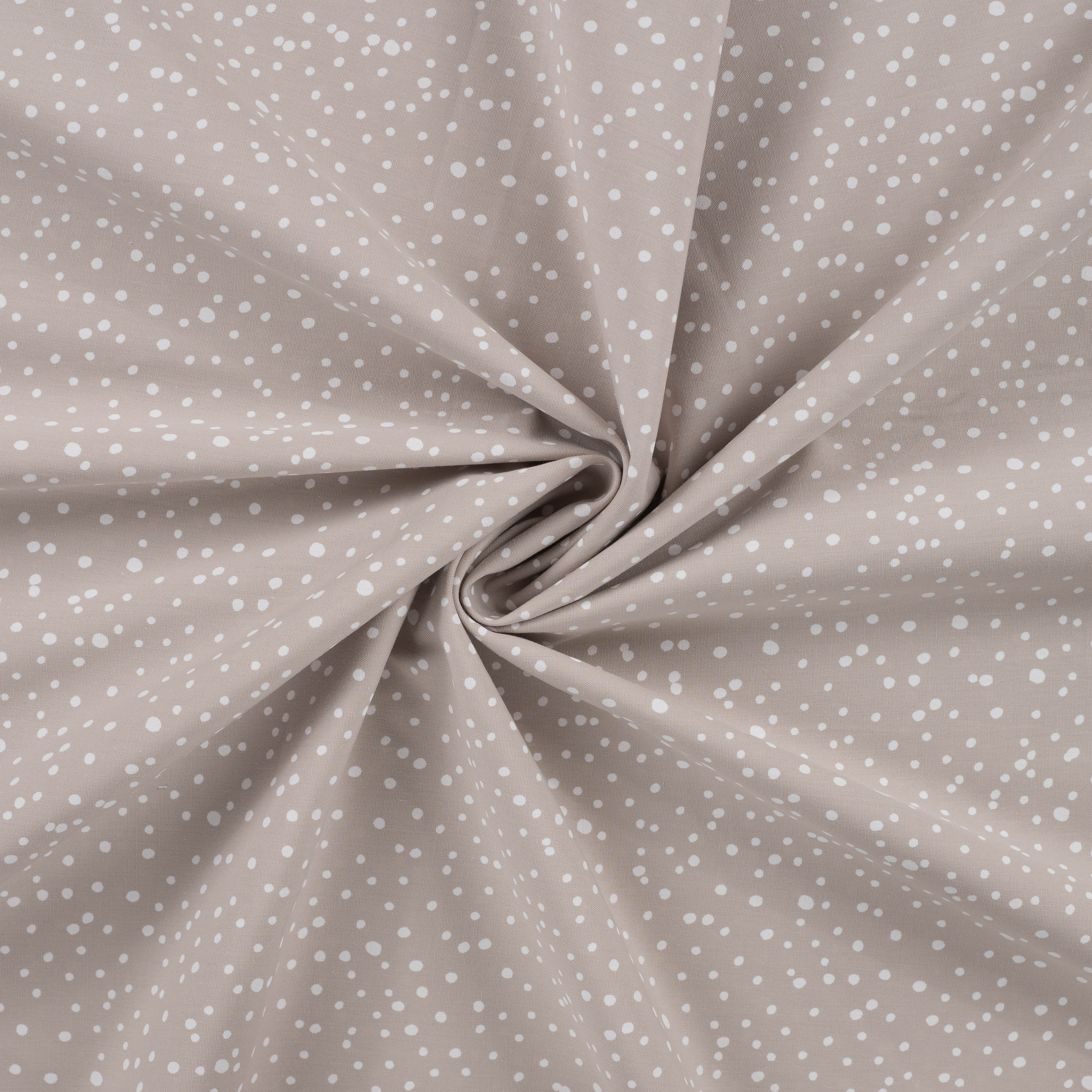 Popeline "Dots sand"