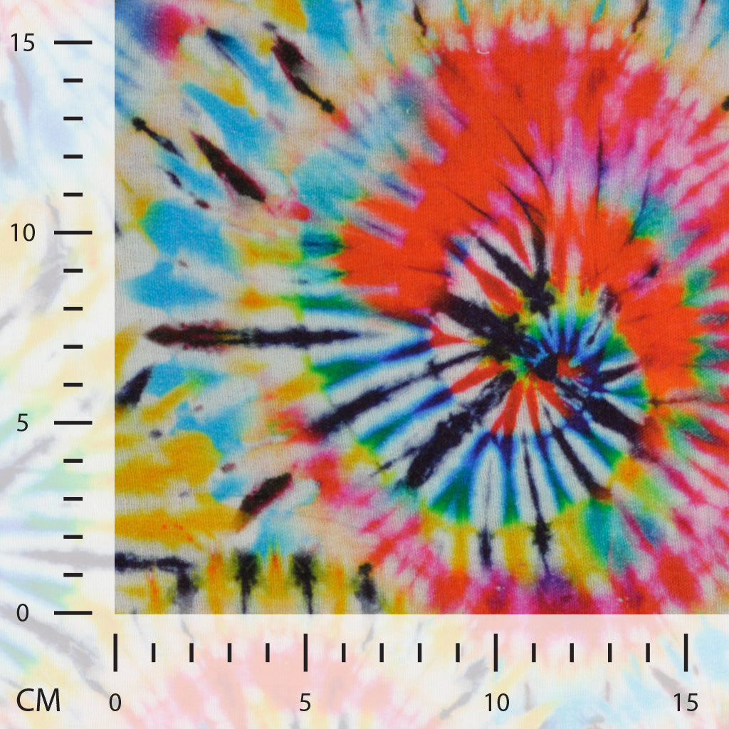 Musselin "Batik bunt" Rest 60cm