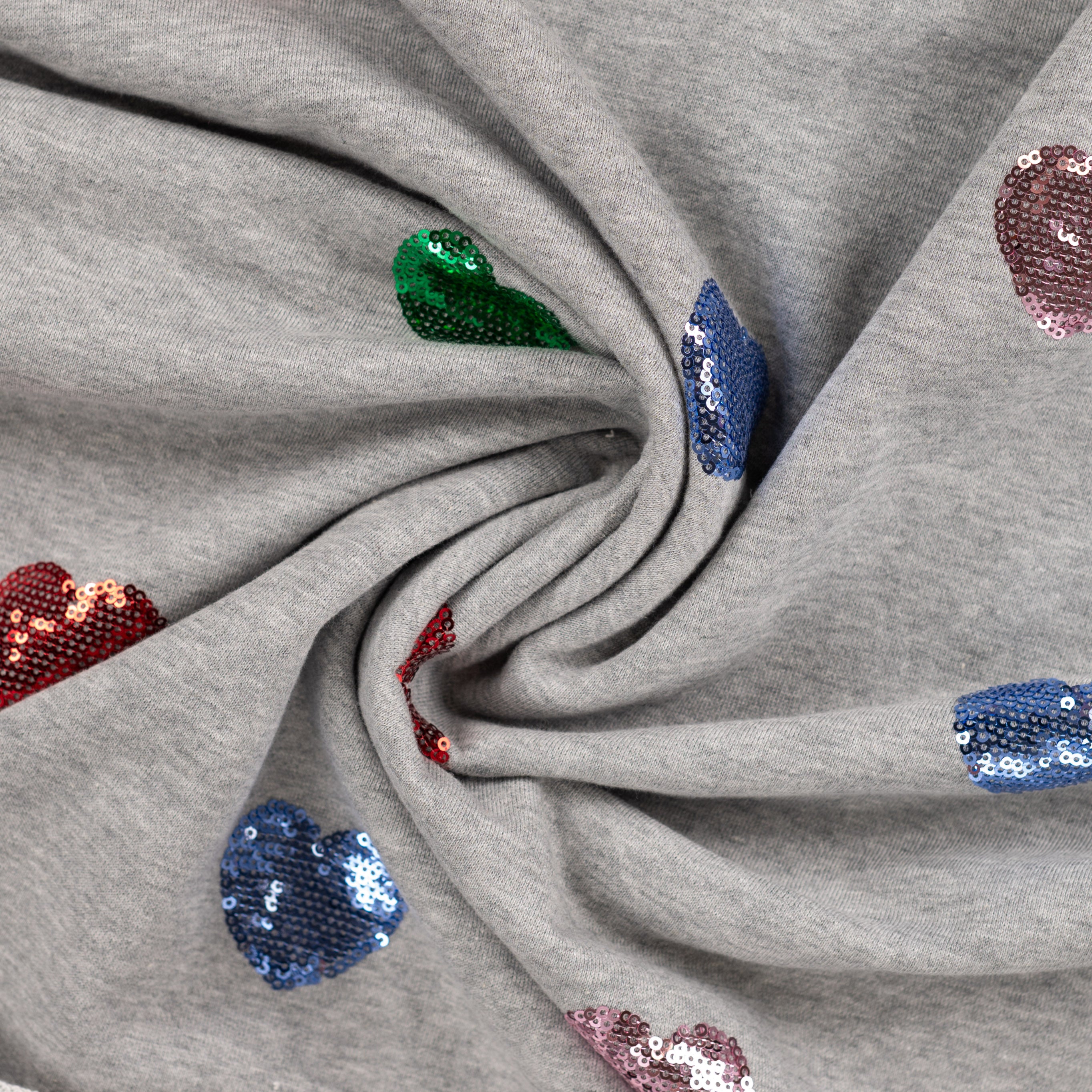 Sweat "Herzen Pailetten"