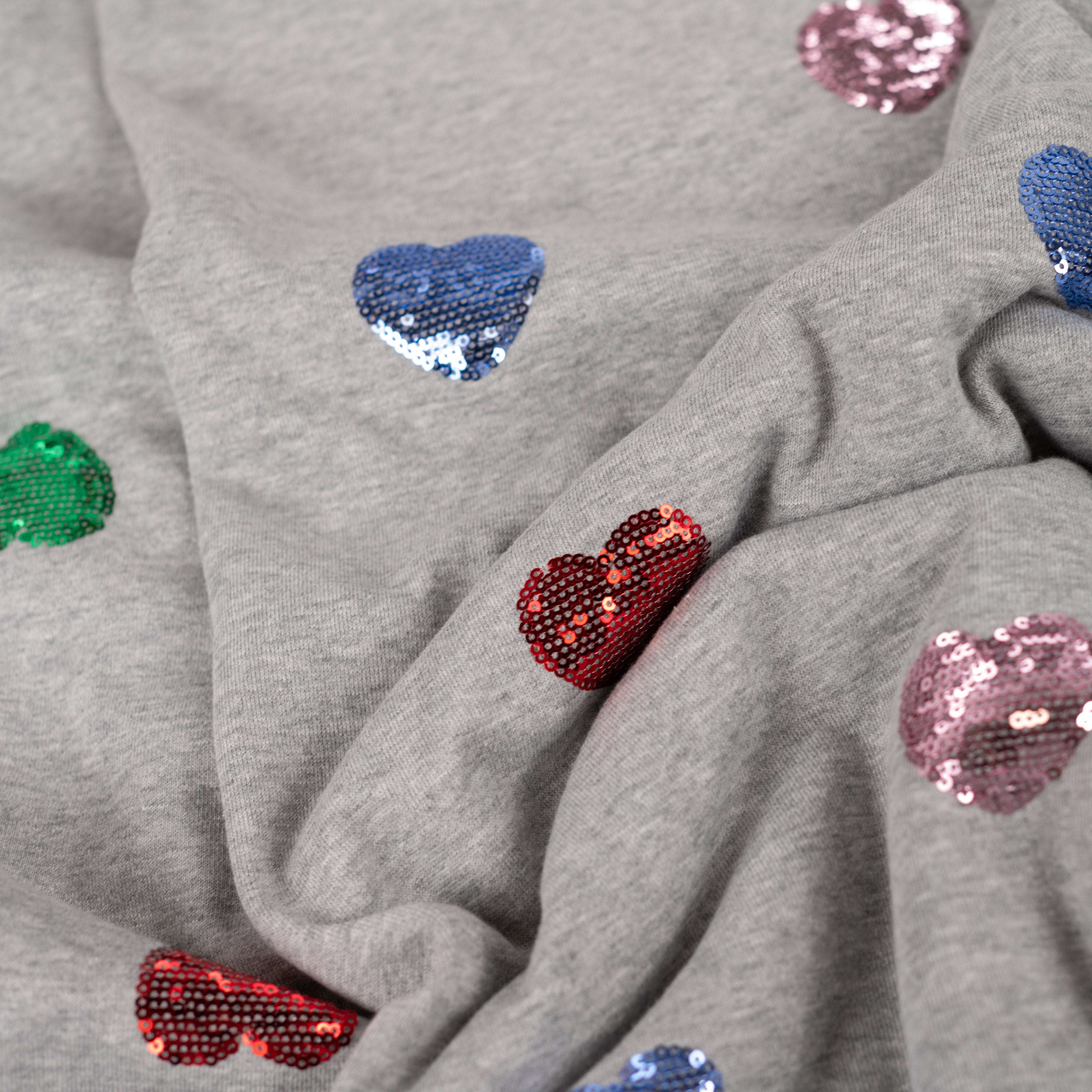 Sweat "Herzen Pailetten"