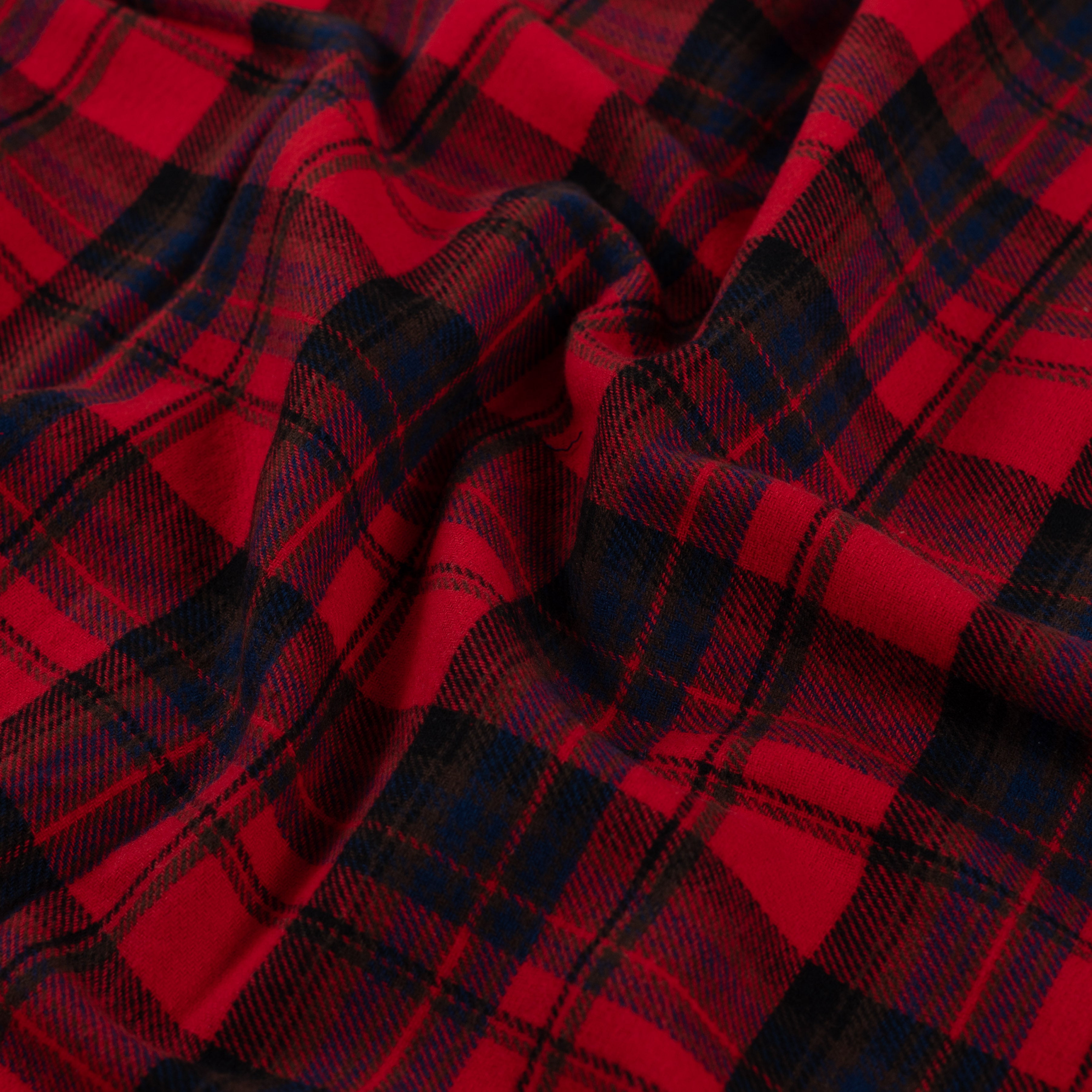 Flanel Brushed "Checker Rot"