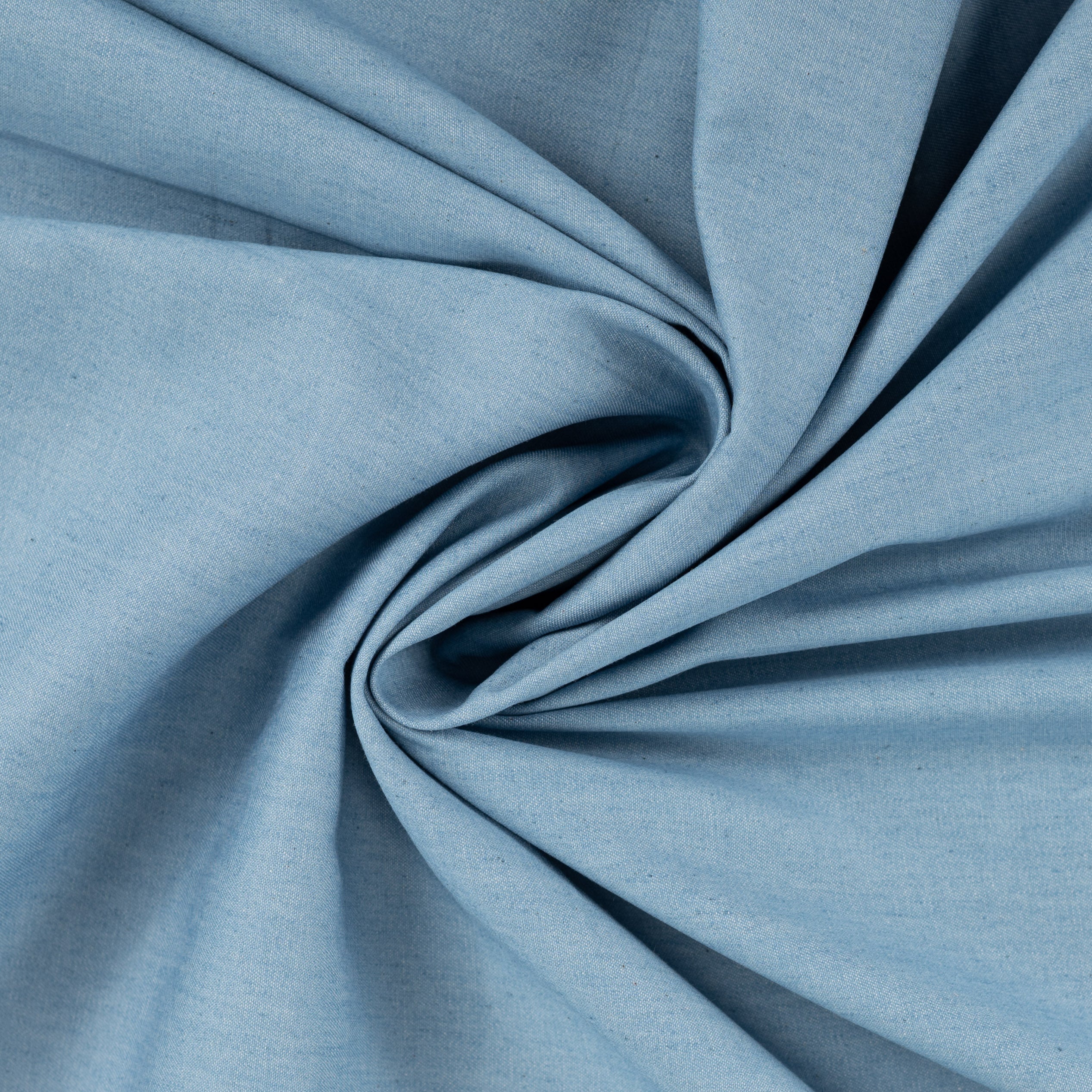 Leichter Denim Stoff "uni blau" Qjutie2026