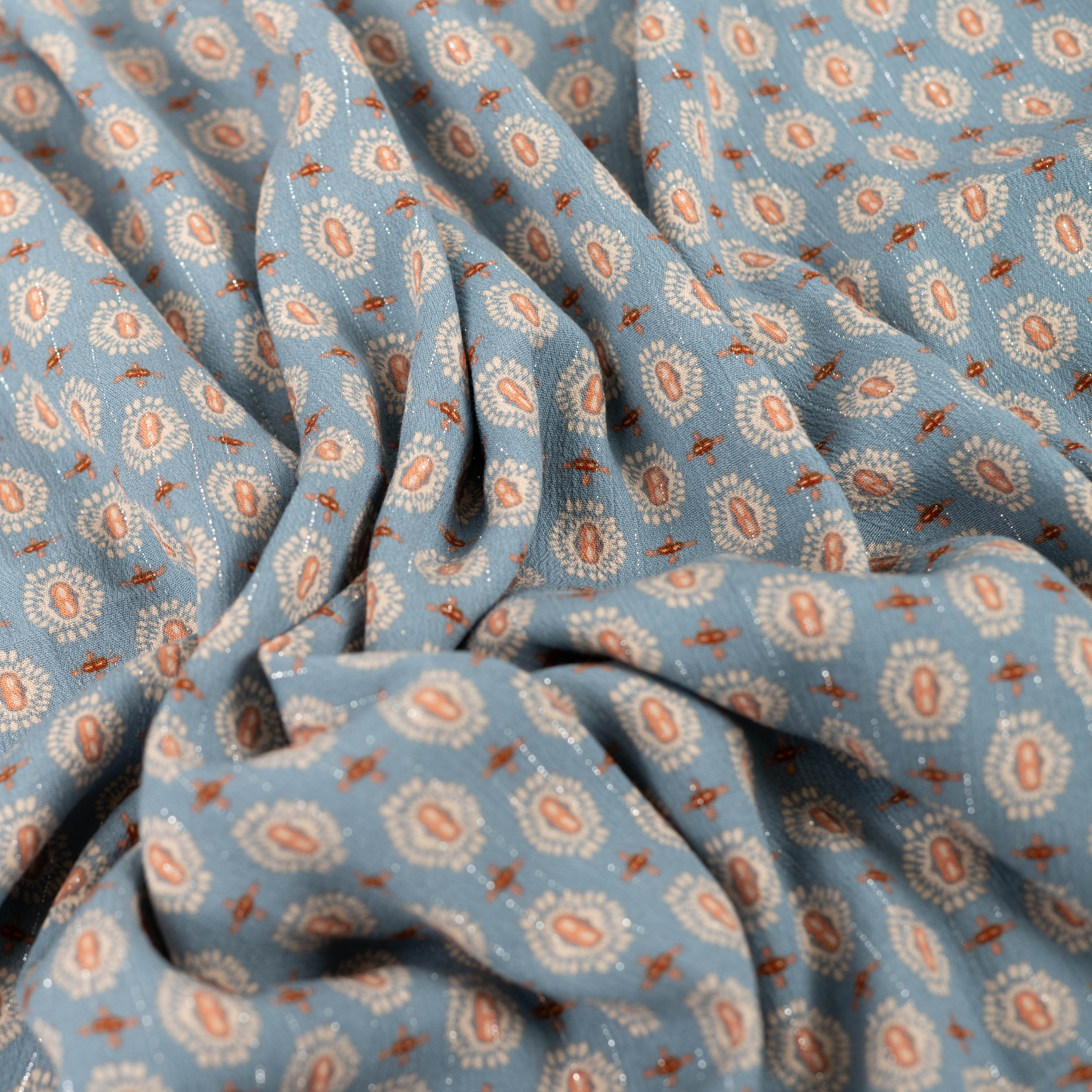 Viscose Lurex "Blumen"