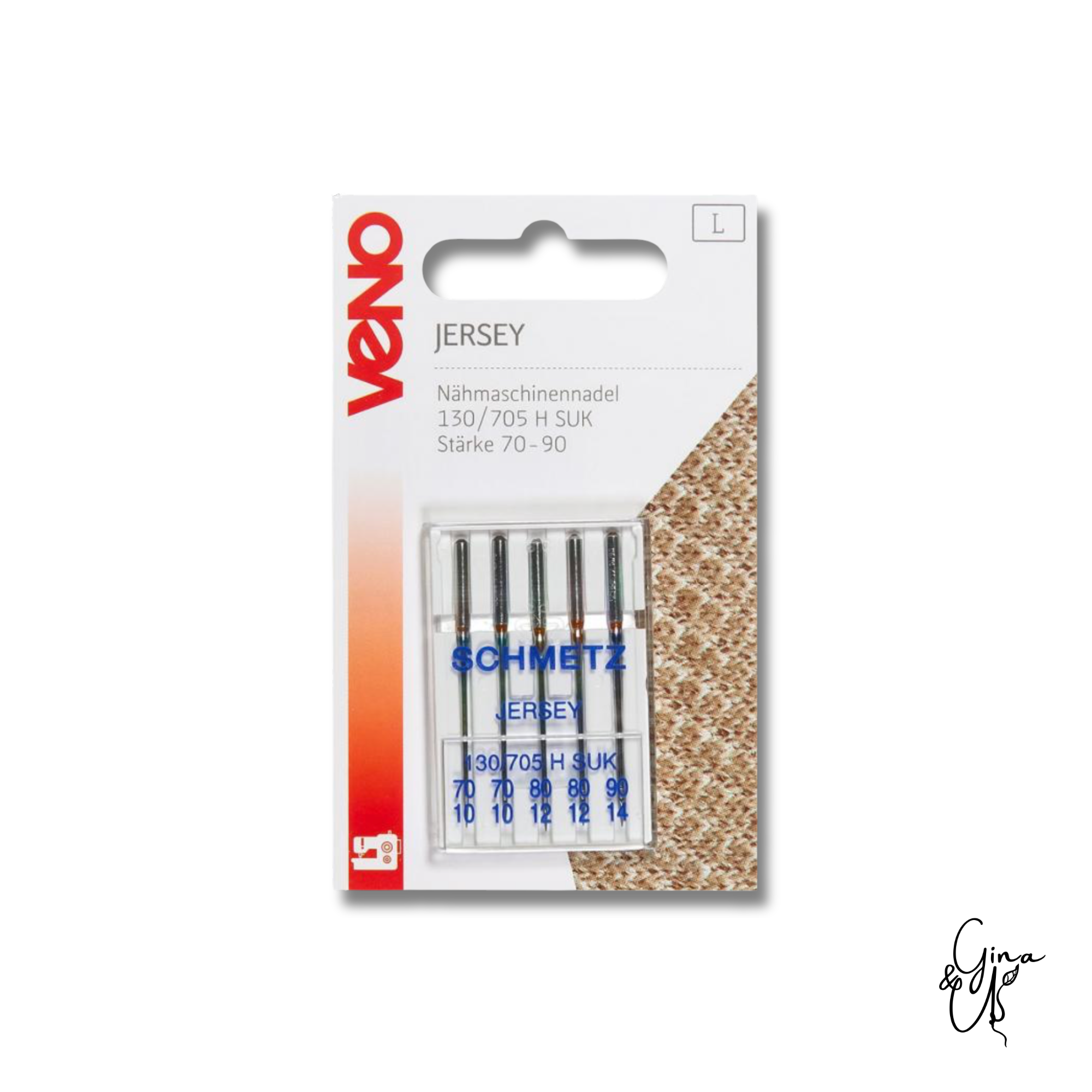 Schmetz Nadeln 130/705 Jersey 70-90