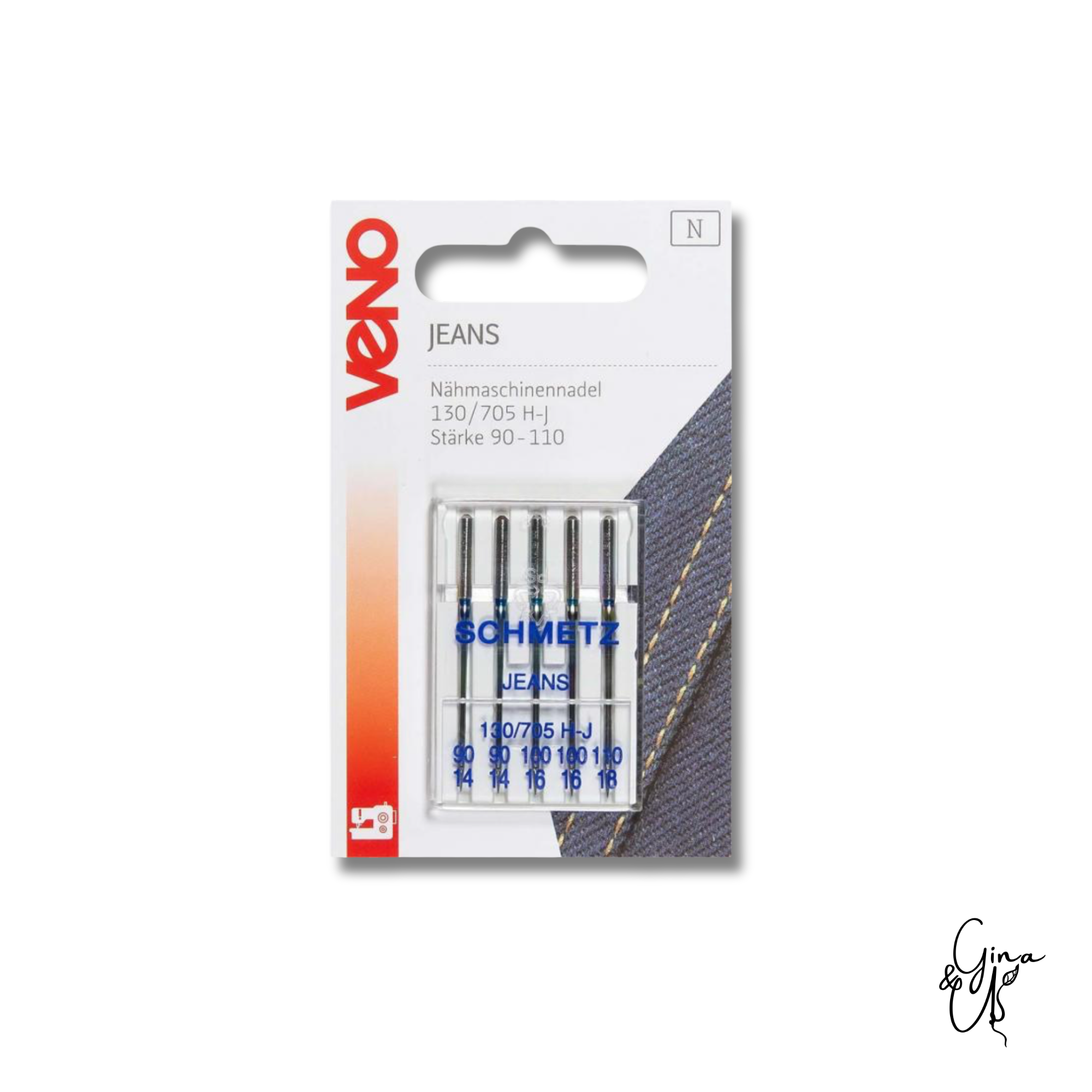Schmetz Nadeln 130/705 Jeans 90-110