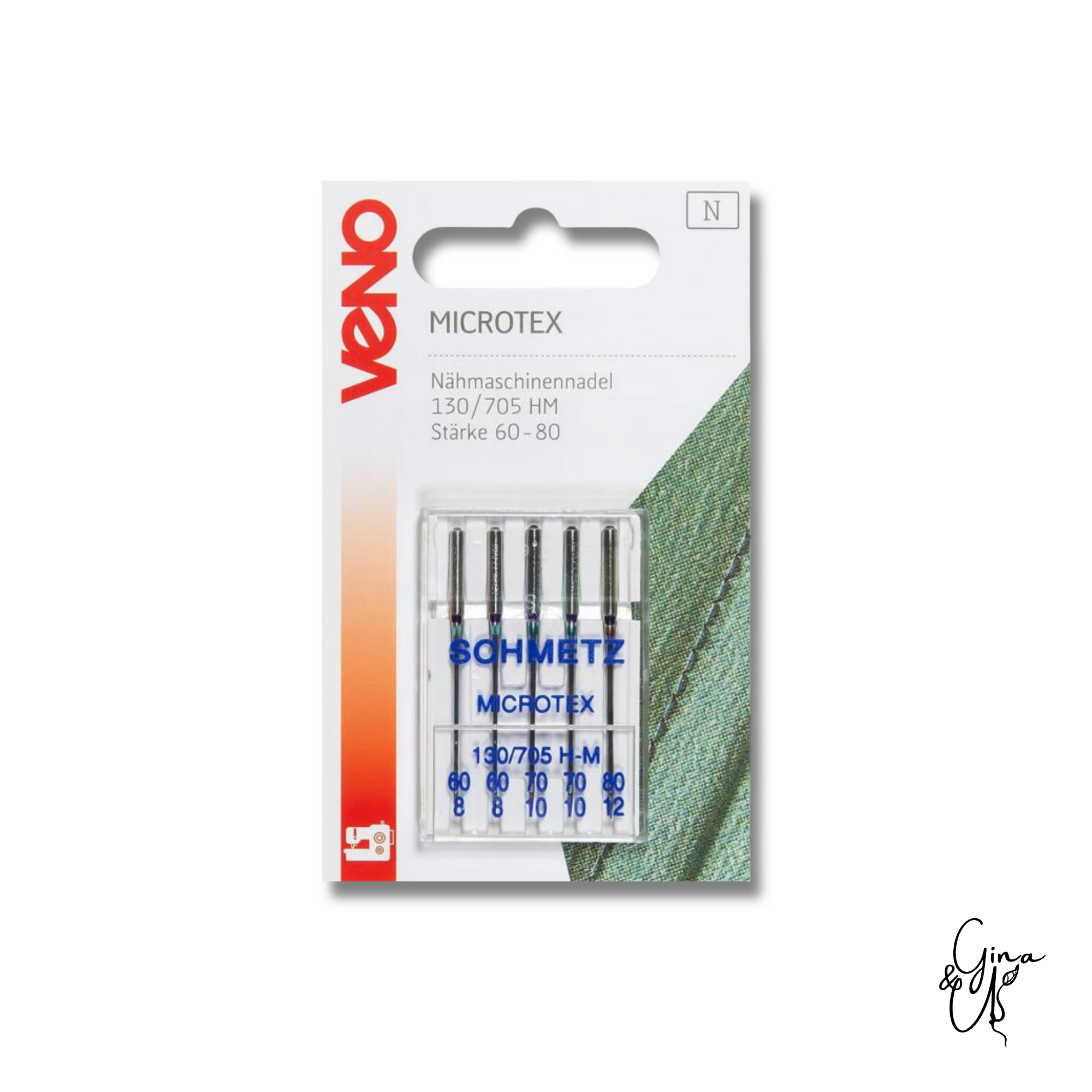 Schmetz Nadeln  130/705 Microtex 60-80