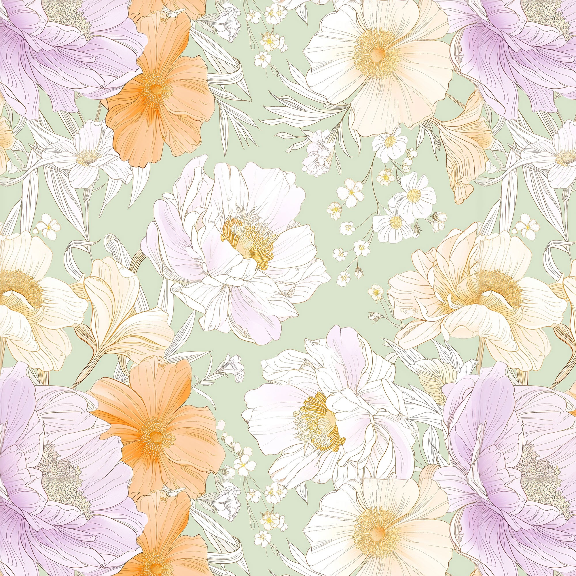 Damenstoff Blumenstoff