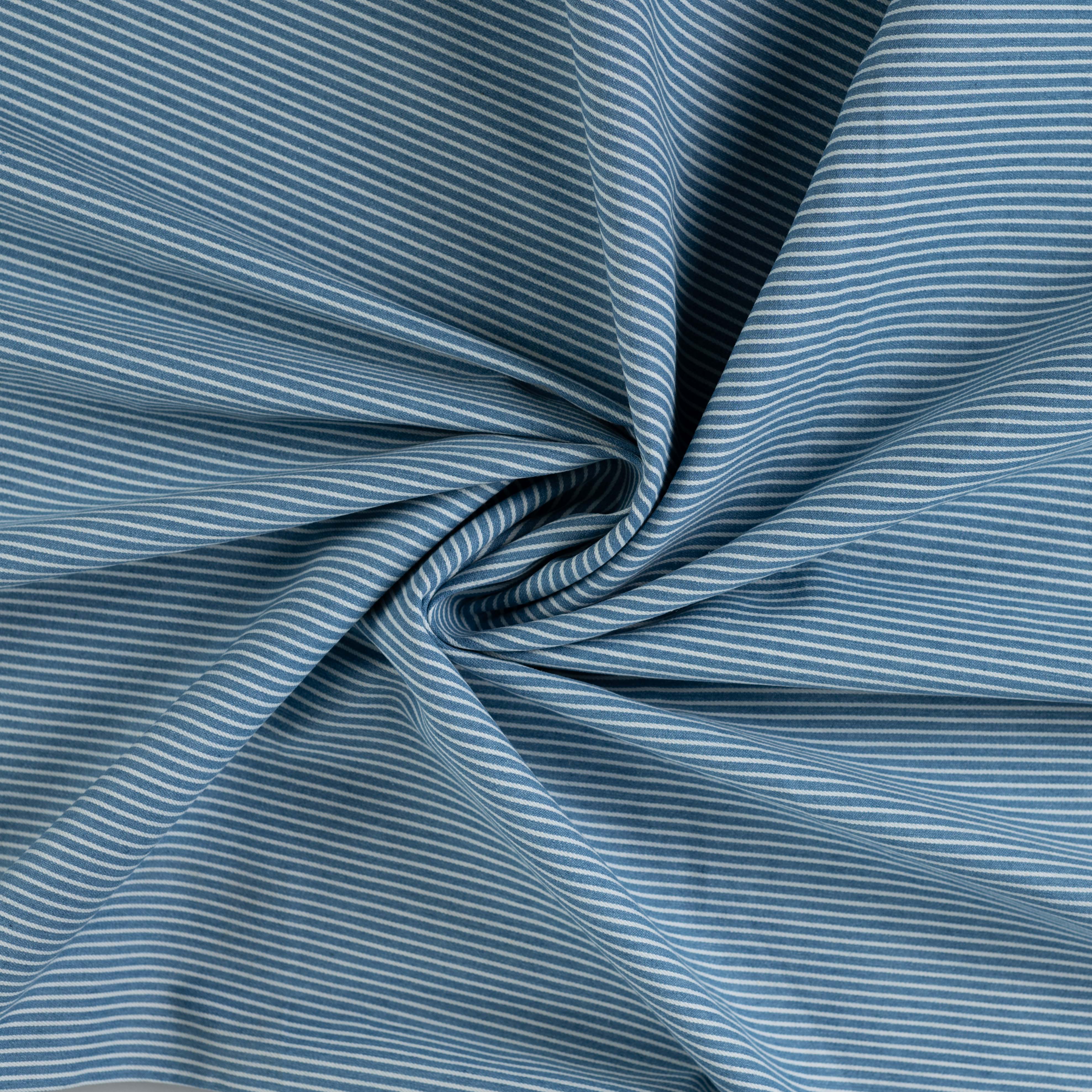 Denim Jacquard "Streifen blau" Qjutie2026