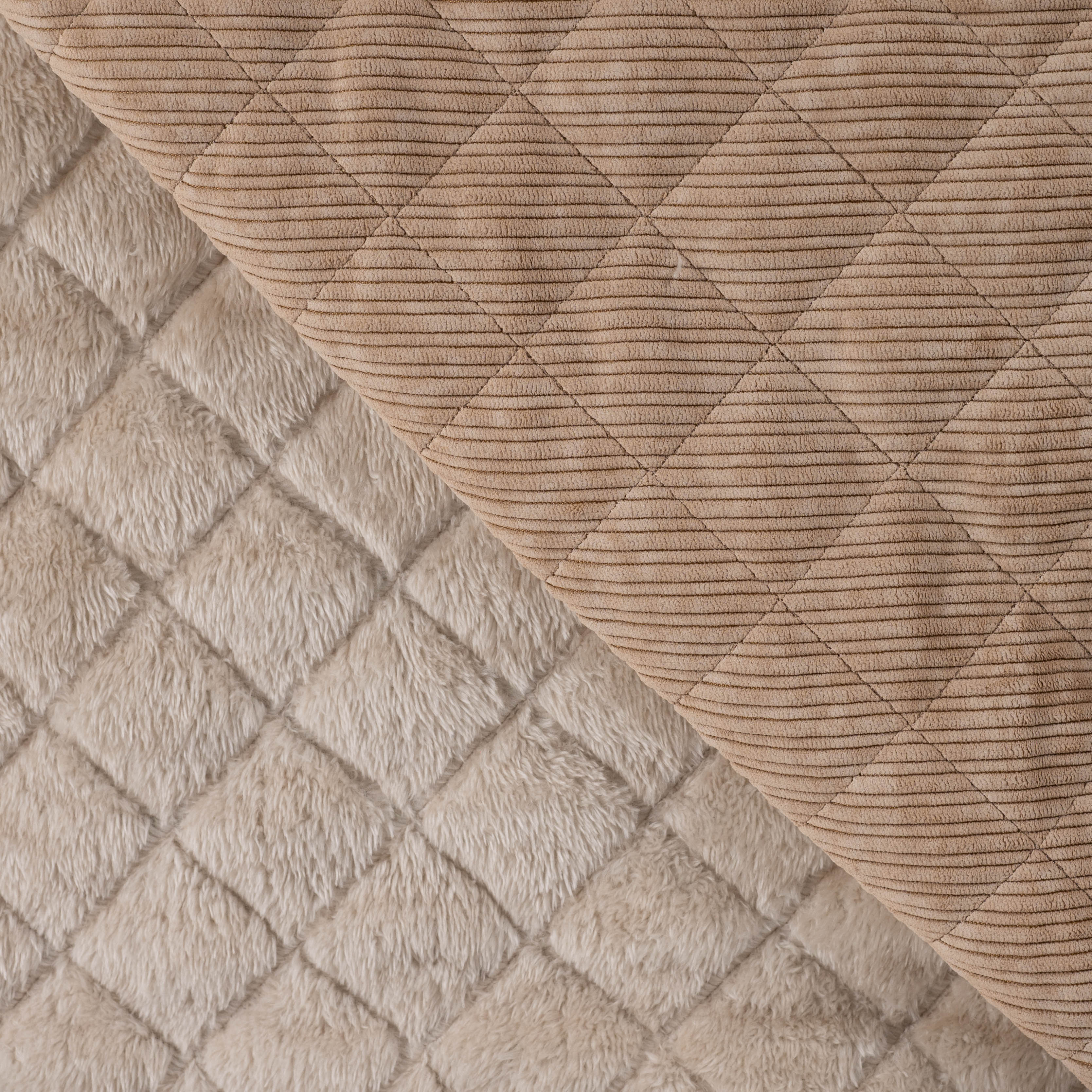 Cord gesteppt"camel"