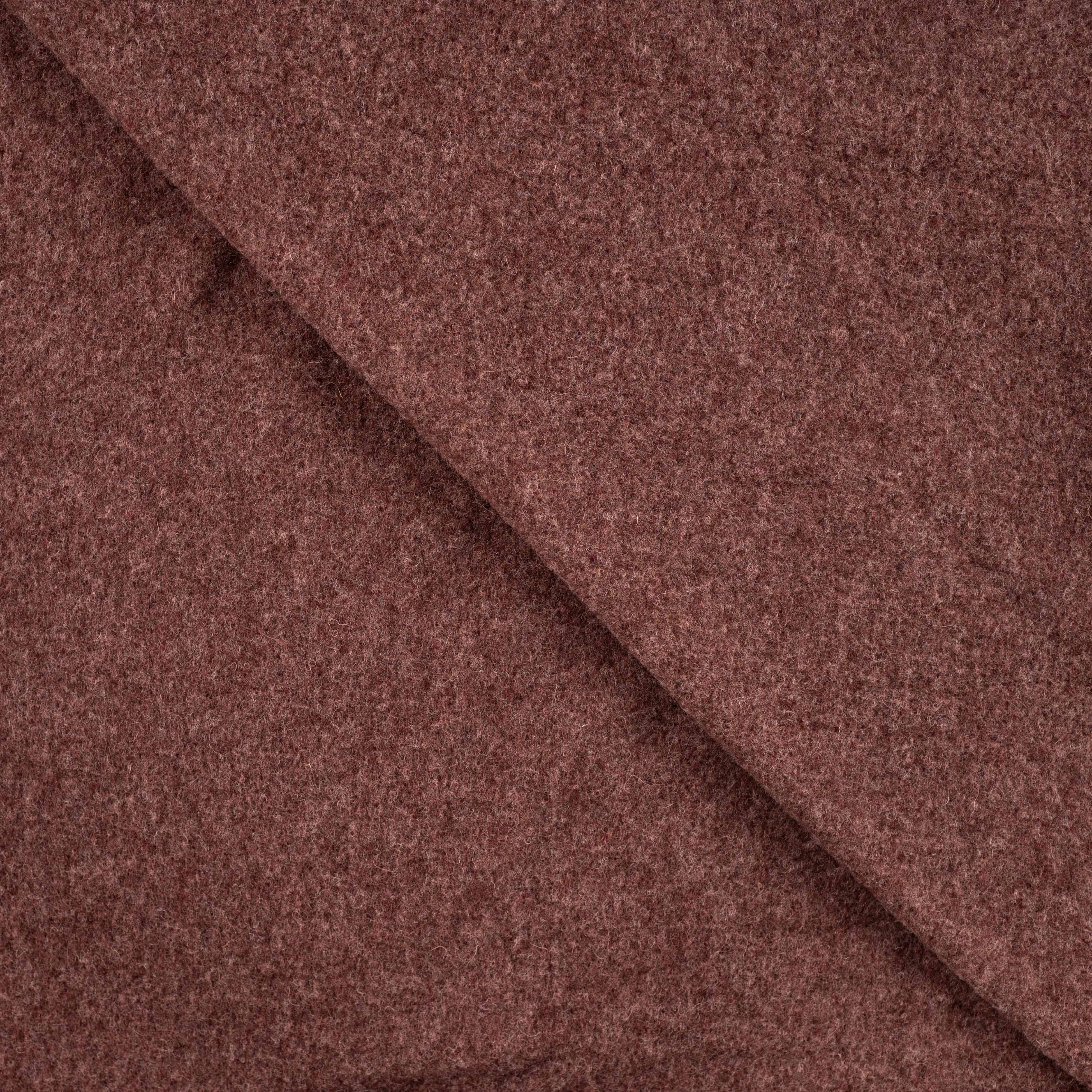 Merino Wollfleece "Taupe meliert"