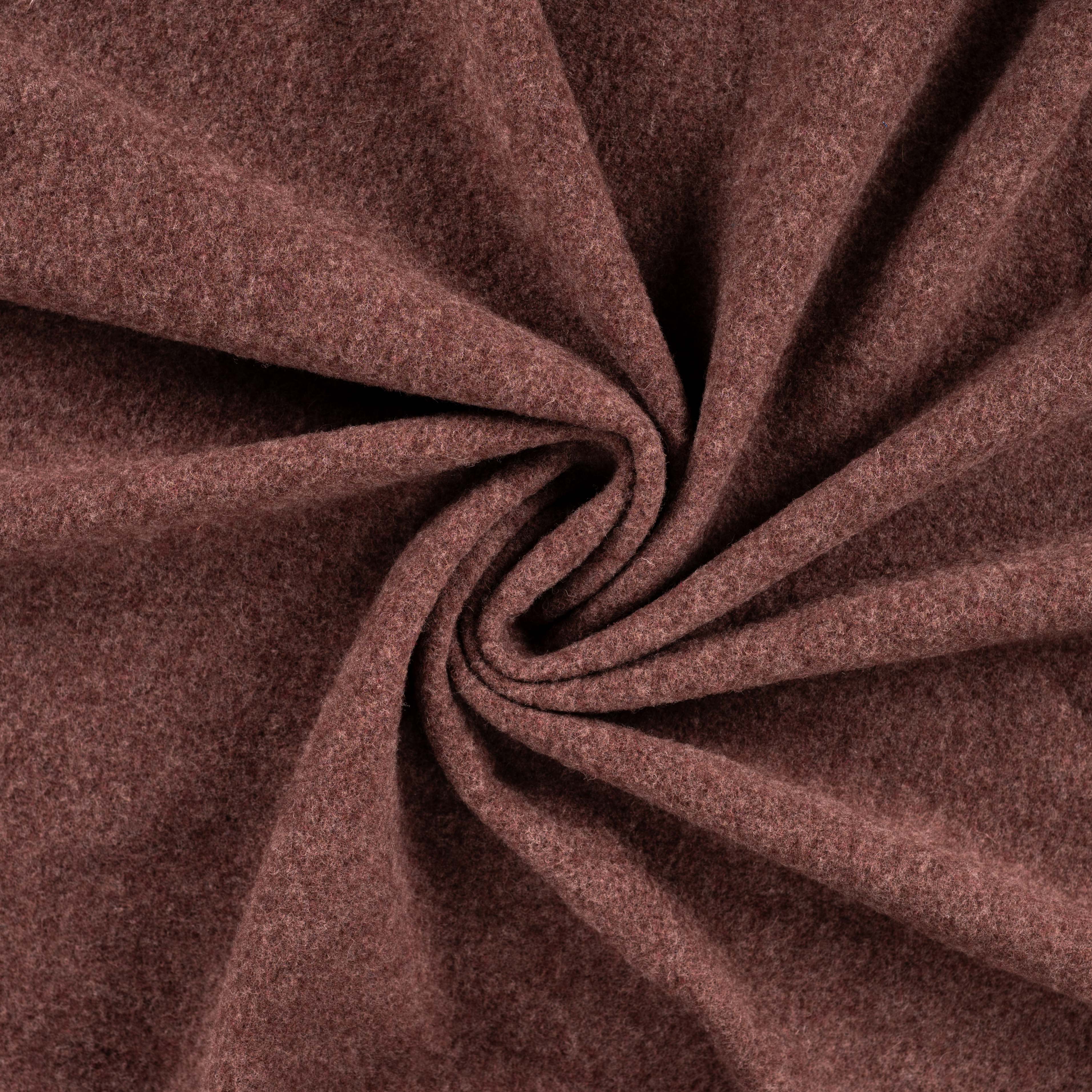 Merino Wollfleece "Taupe meliert"